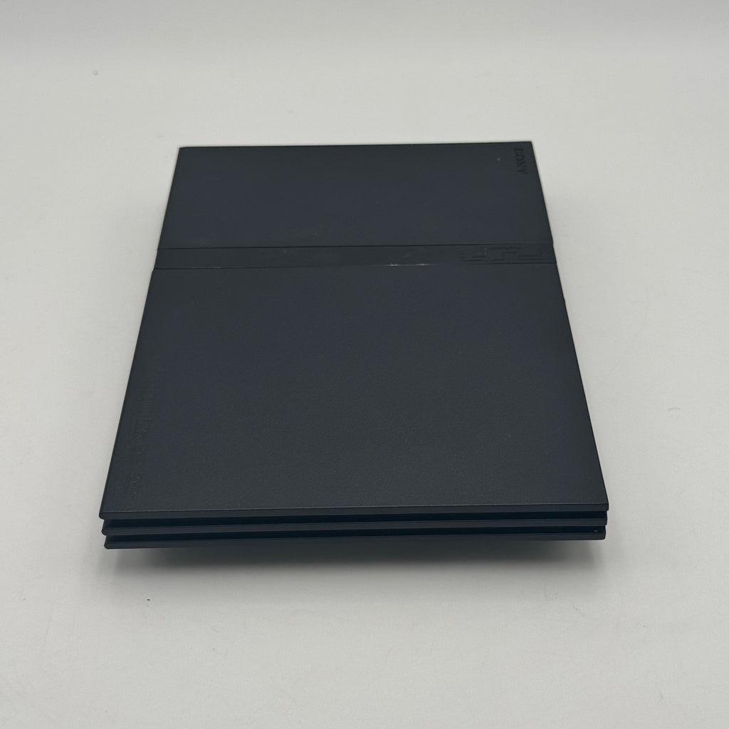 Broken Sony PlayStation 2 Slim (SCPH-75001) w/Power Cord Unreadable Disc