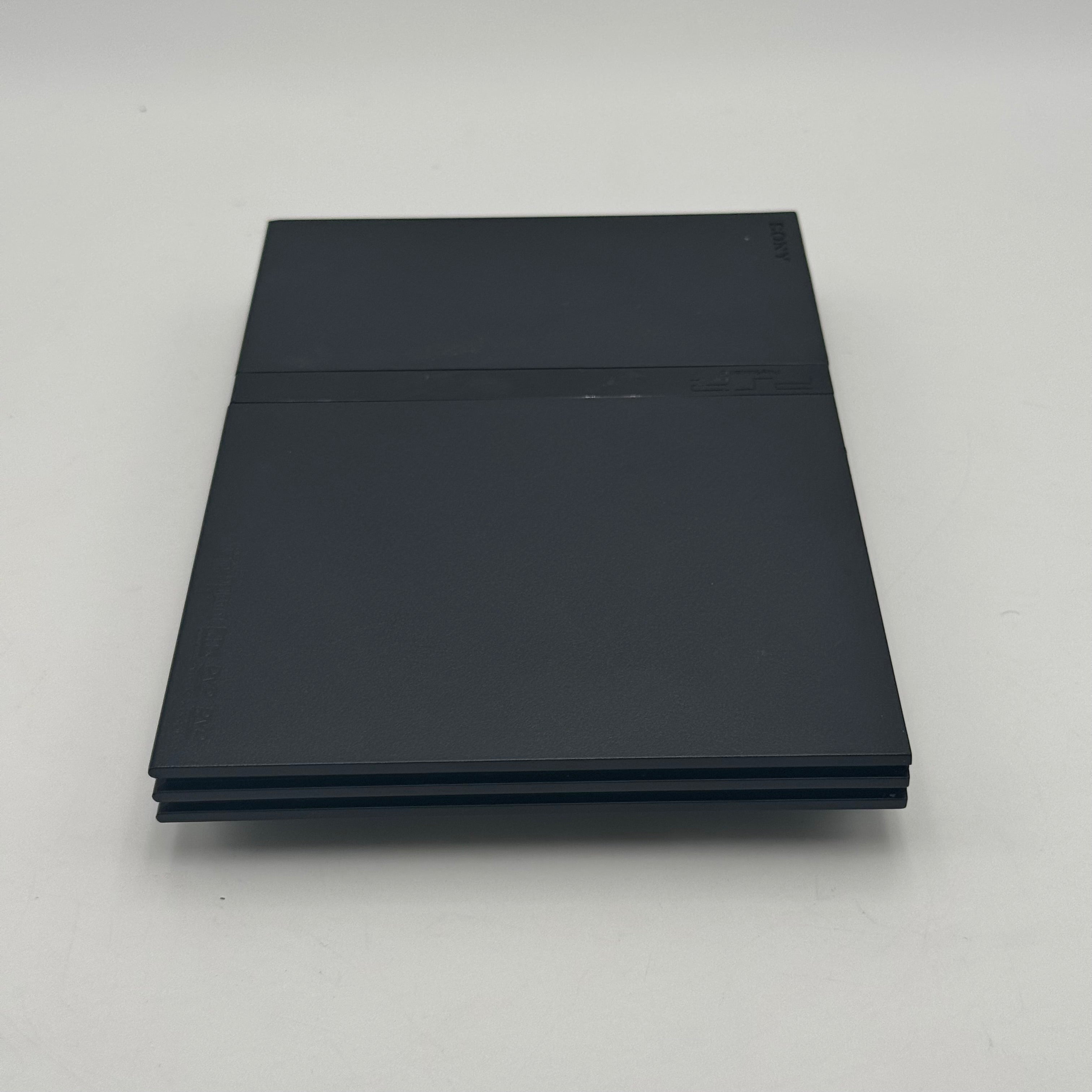 Broken Sony PlayStation 2 Slim (SCPH-75001) w/Power Cord Unreadable Disc