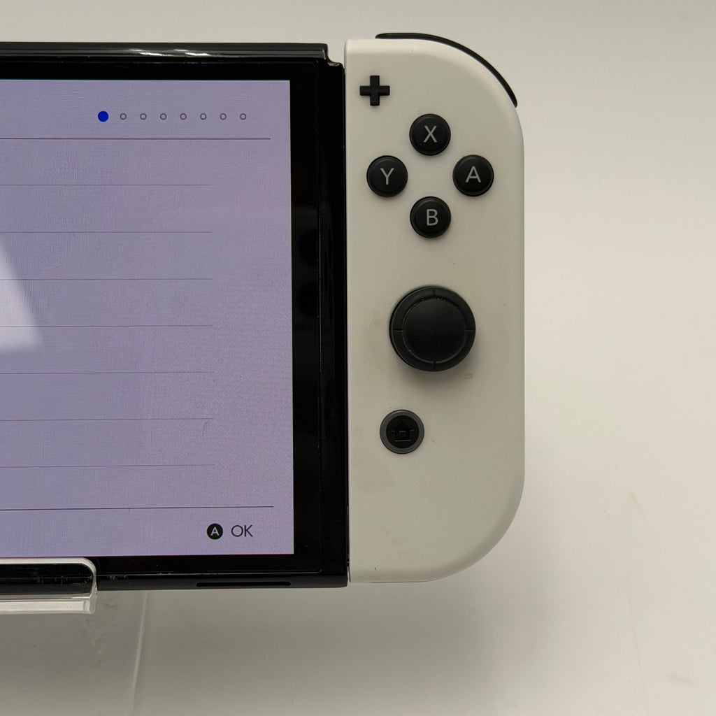 Nintendo Switch OLED Model White Joy-Cons plus Powera Nintendo Wireless controller