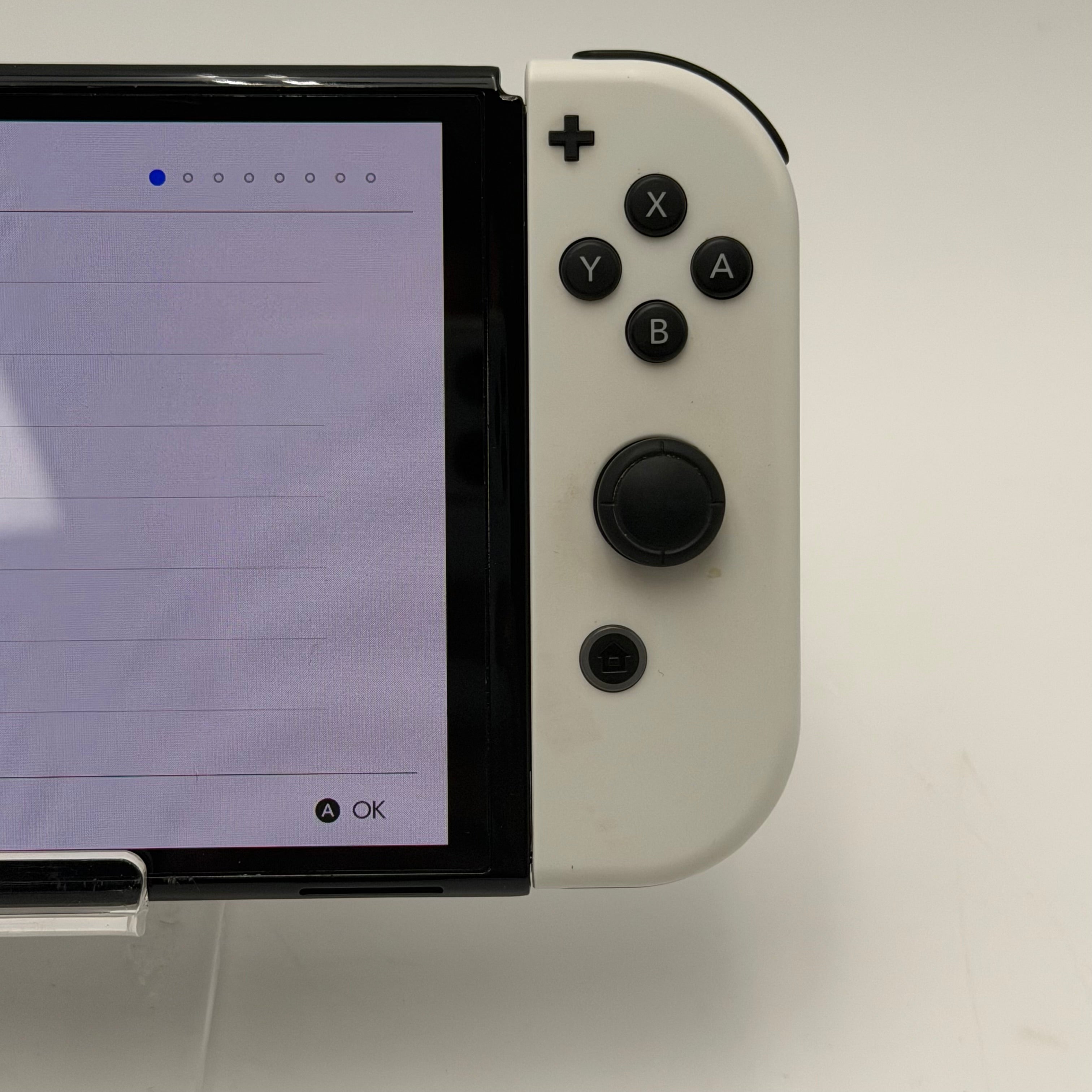 Nintendo Switch OLED Model White Joy-Cons plus Powera Nintendo Wireless controller