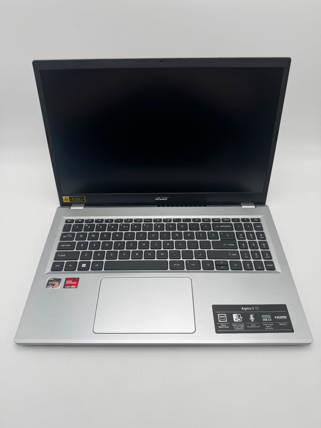 Acer Aspire 3 15 N23C3 Laptop AMD Ryzen 3 8GB 128GB 14-Inch Silver Used