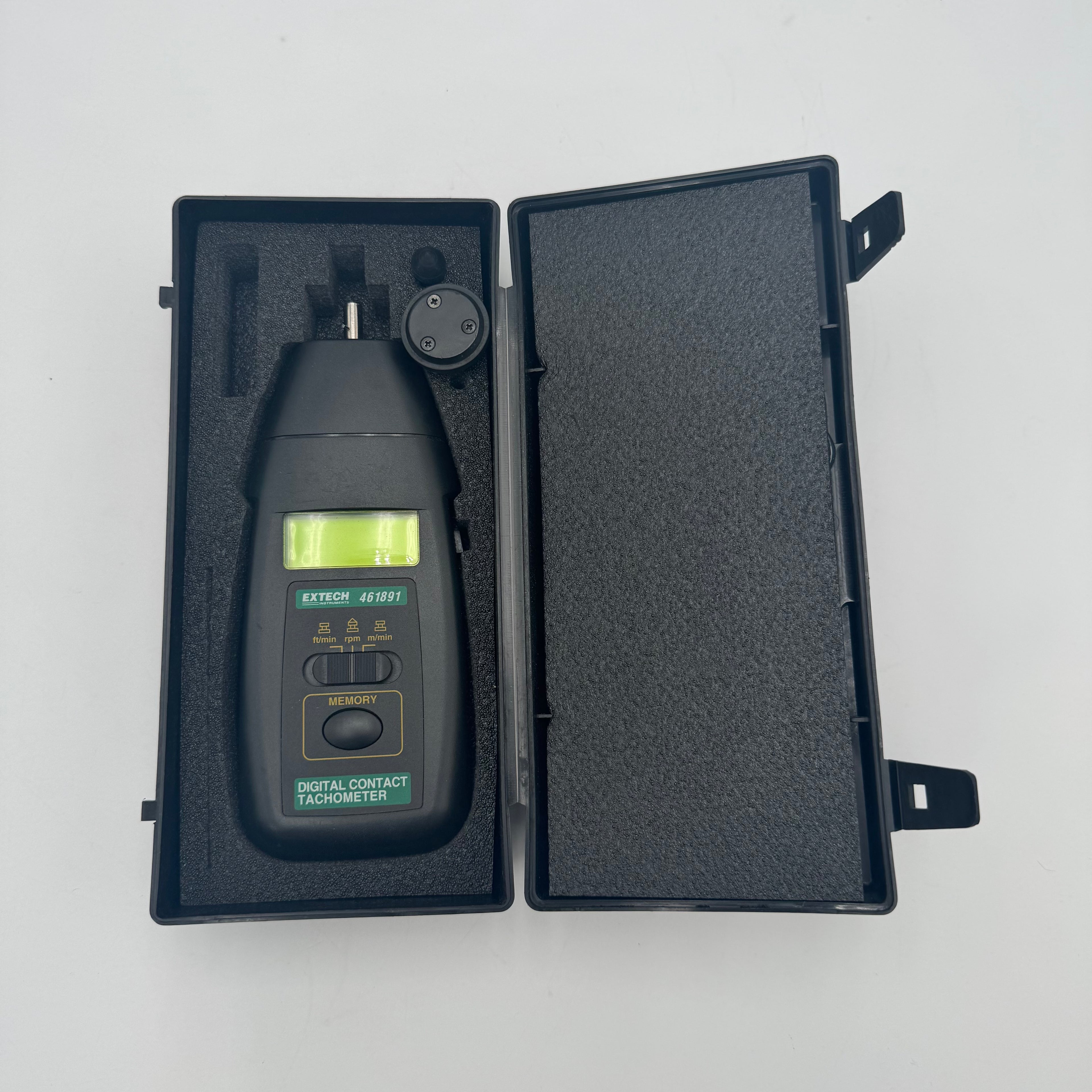 Extech 461891 Digital Contact Tachometer - Great Condition