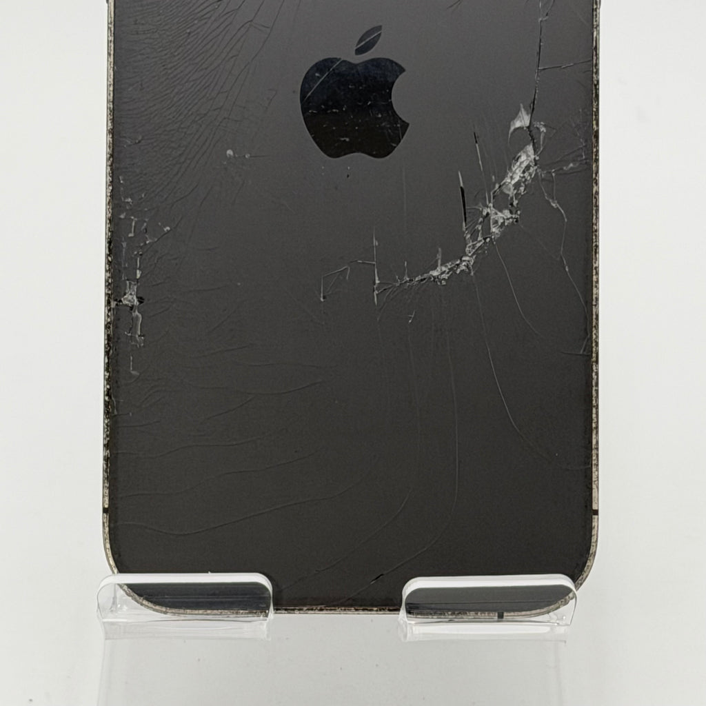 Apple iPhone 14 Pro Max 128GB (UNLOCKED) Black - 78% 🔋 Cracked Back