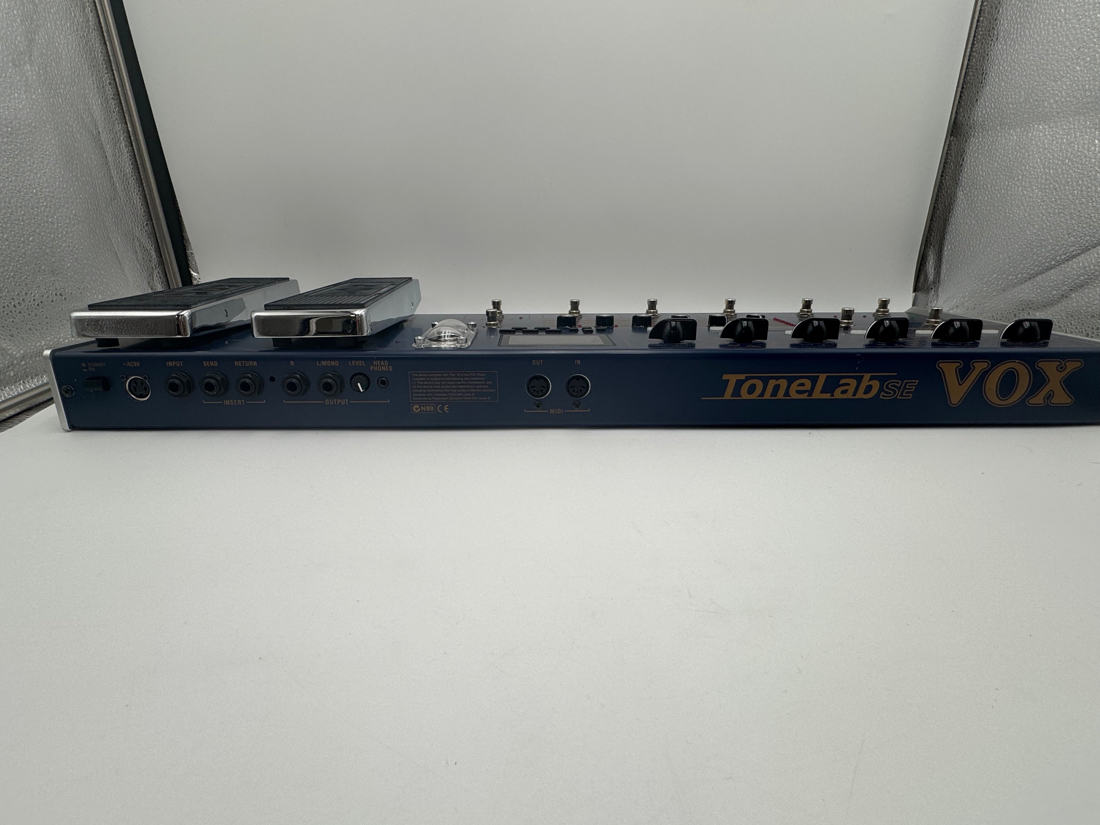 VOX ToneLab SE Vacuum Tube Multi-Effector Twin Pedal w/ Power Cord - Tested/Working - READ