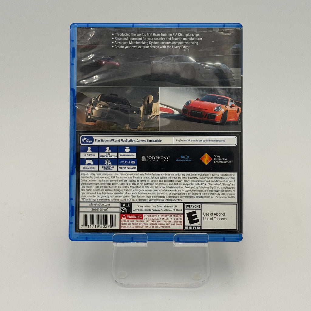 Gran Turismo Sport for PlayStation 4 - Used, Black
