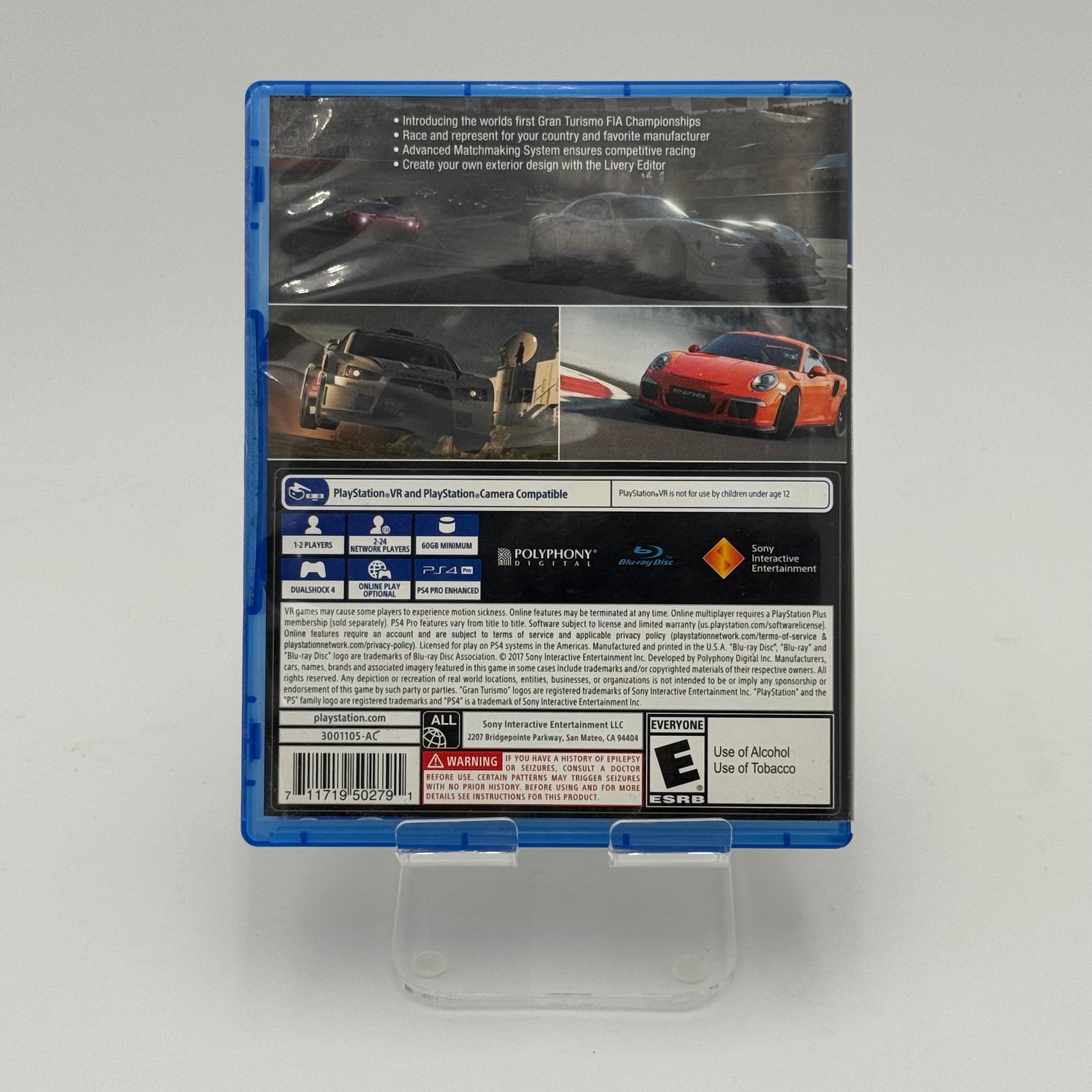 Gran Turismo Sport for PlayStation 4 - Used, Black