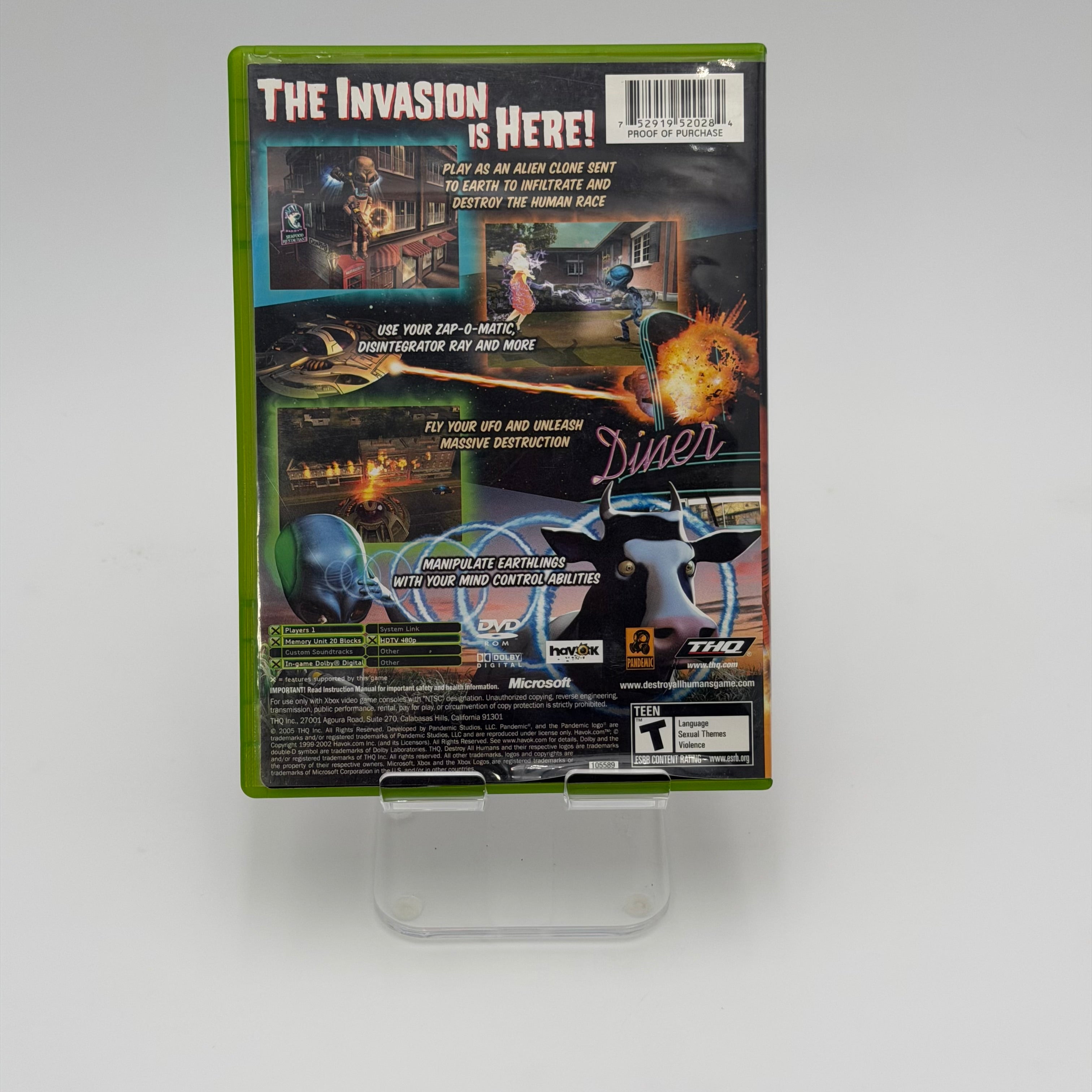 Destroy All Humans! Xbox