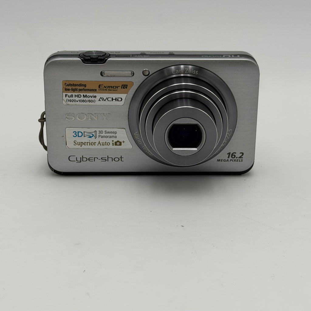 Sony Cyber-shot DSC-W7 Digital Camera - Silver with Charger + Bag