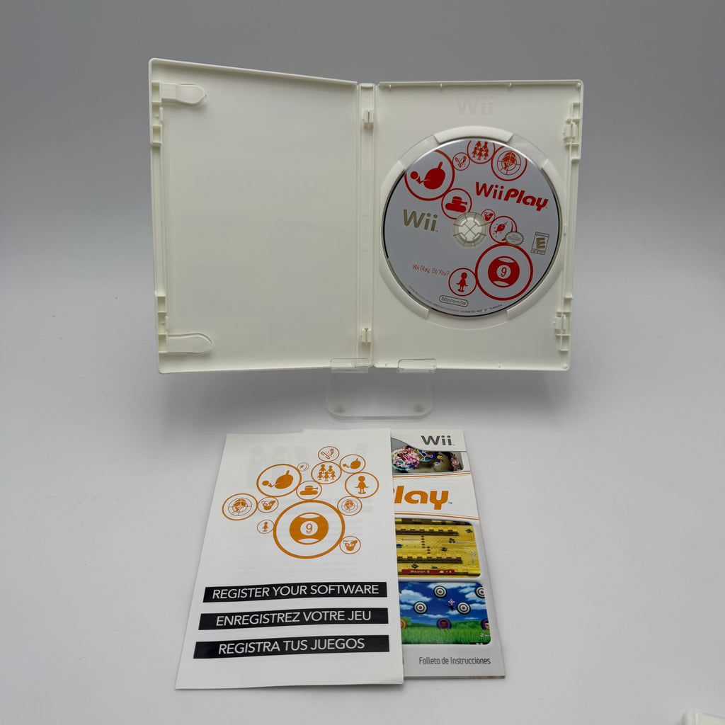 Nintendo Wii Play Video Game - Used With Box