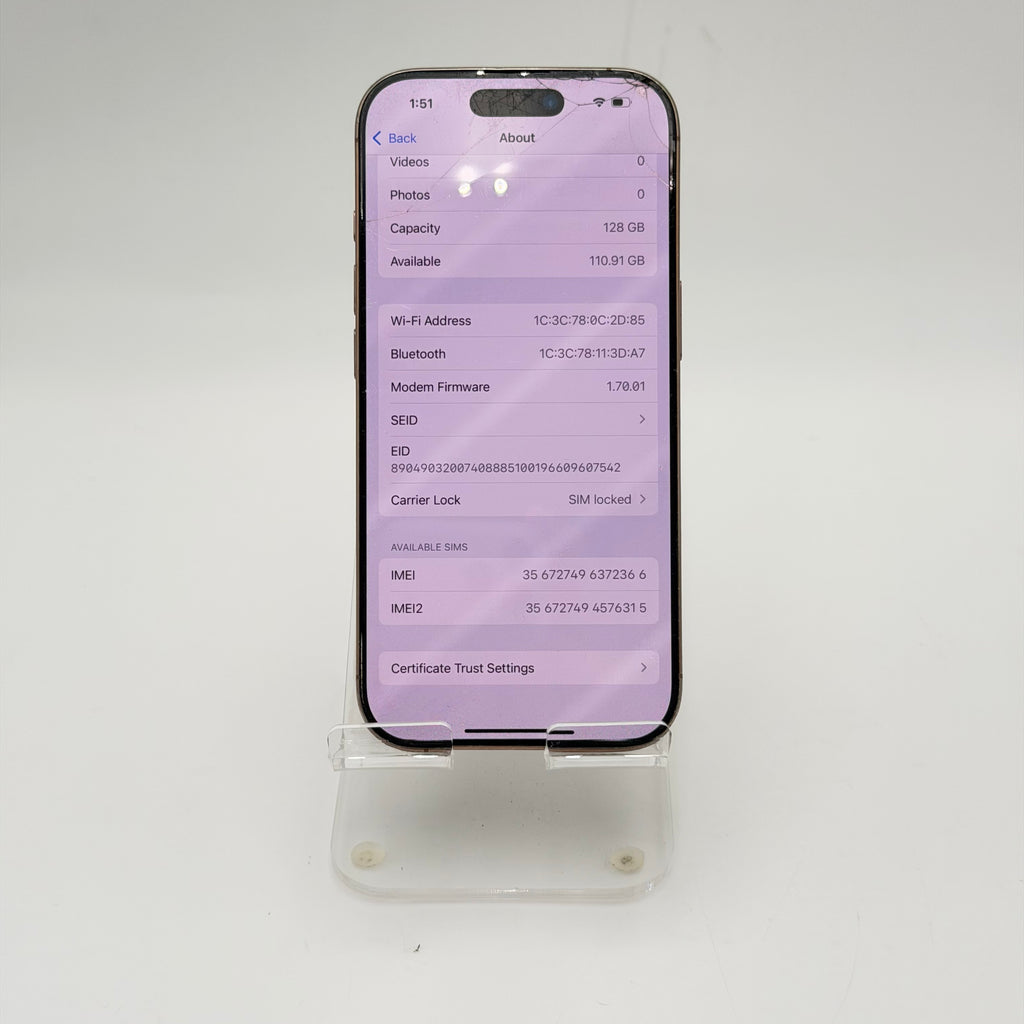 Apple iPhone 16 Pro 128GB Rose Gold New In Box