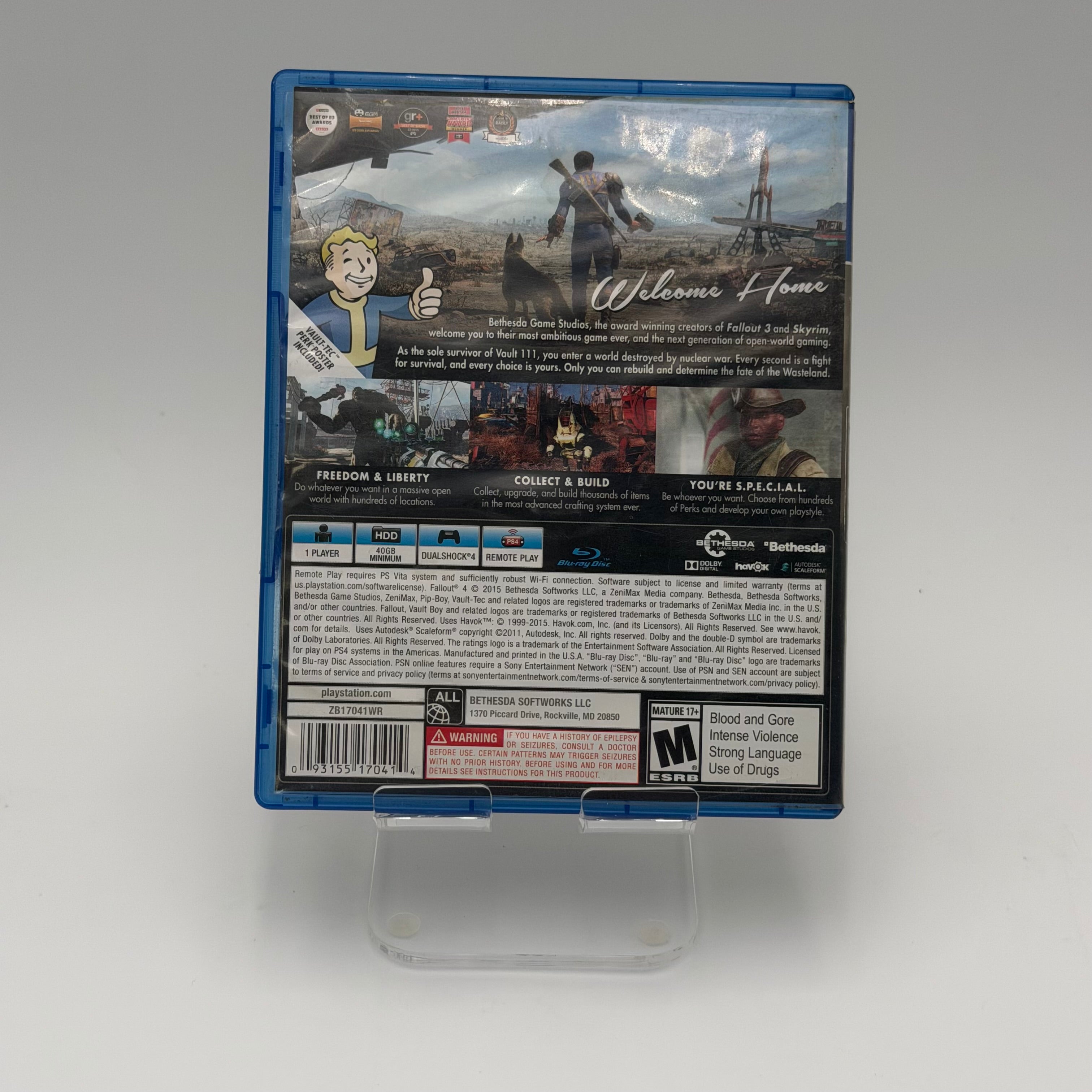Fallout 4 PS4 PlayStation 4 Complete CIB