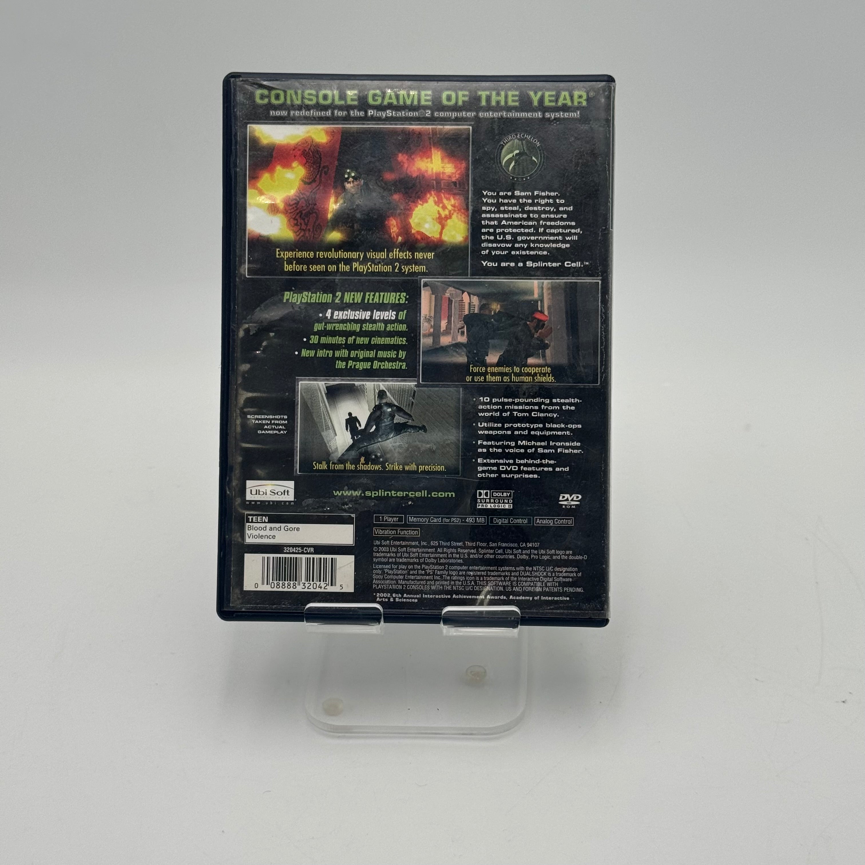 Sony PlayStation 2 PS2 Splinter Cell