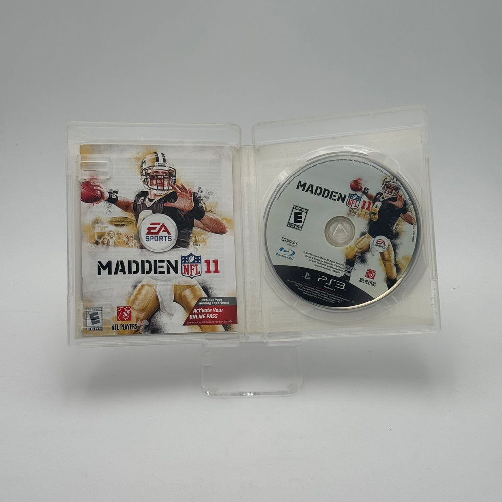 EA Sports Madden NFL 11 Video Game, Ps3, Pre-Owned