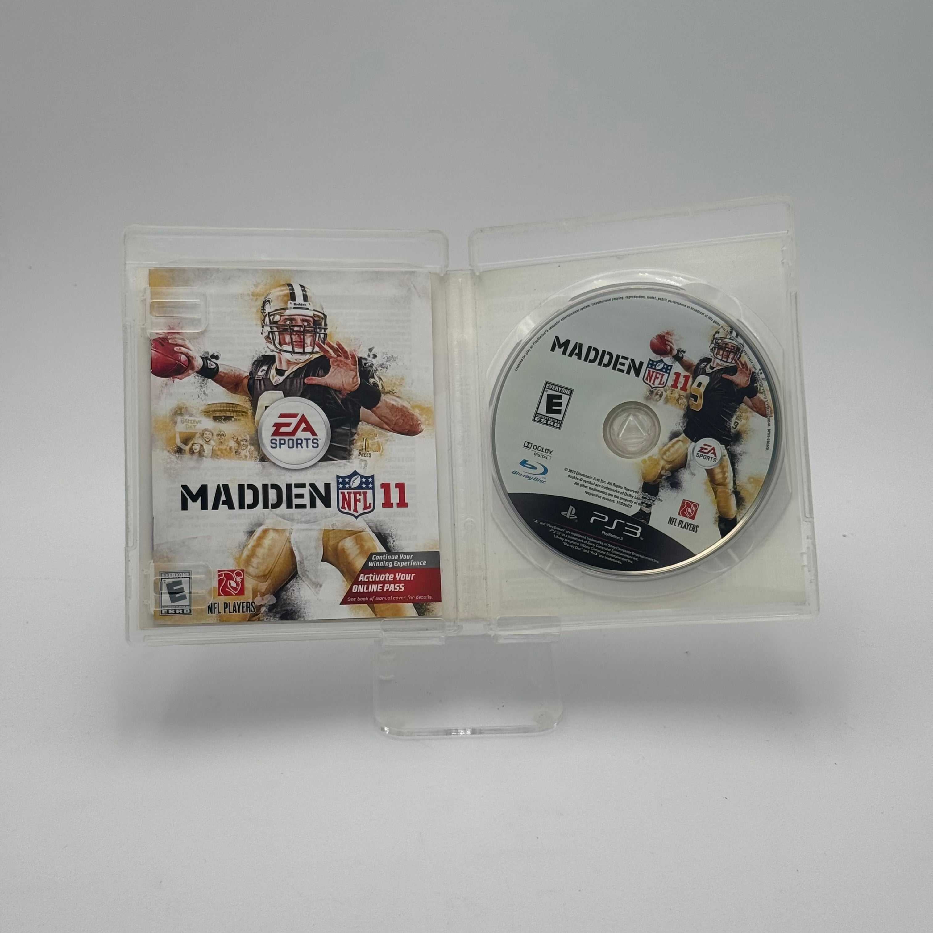 EA Sports Madden NFL 11 Video Game, Ps3, Pre-Owned