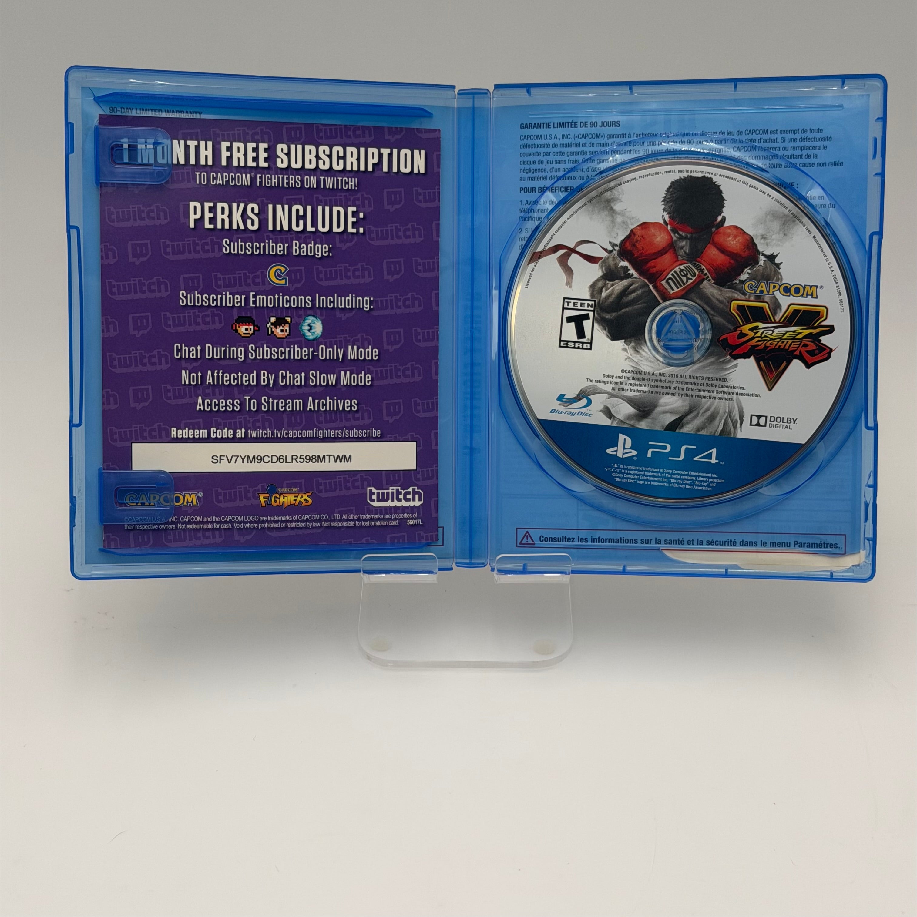 Street Fighter V (Sony PlayStation 4, 2016)