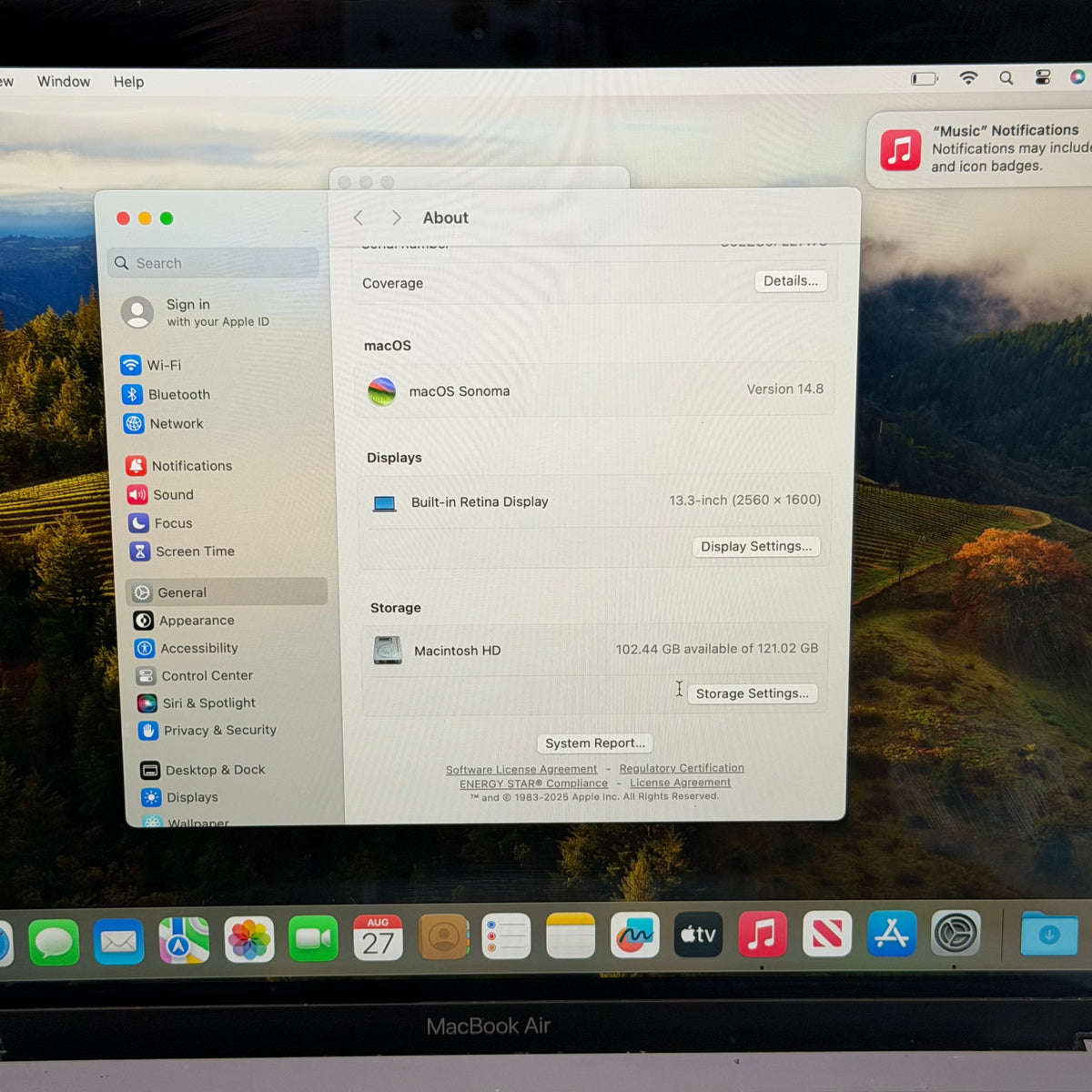 Apple MacBook Air 13" A1932 2019 Laptop Used - B