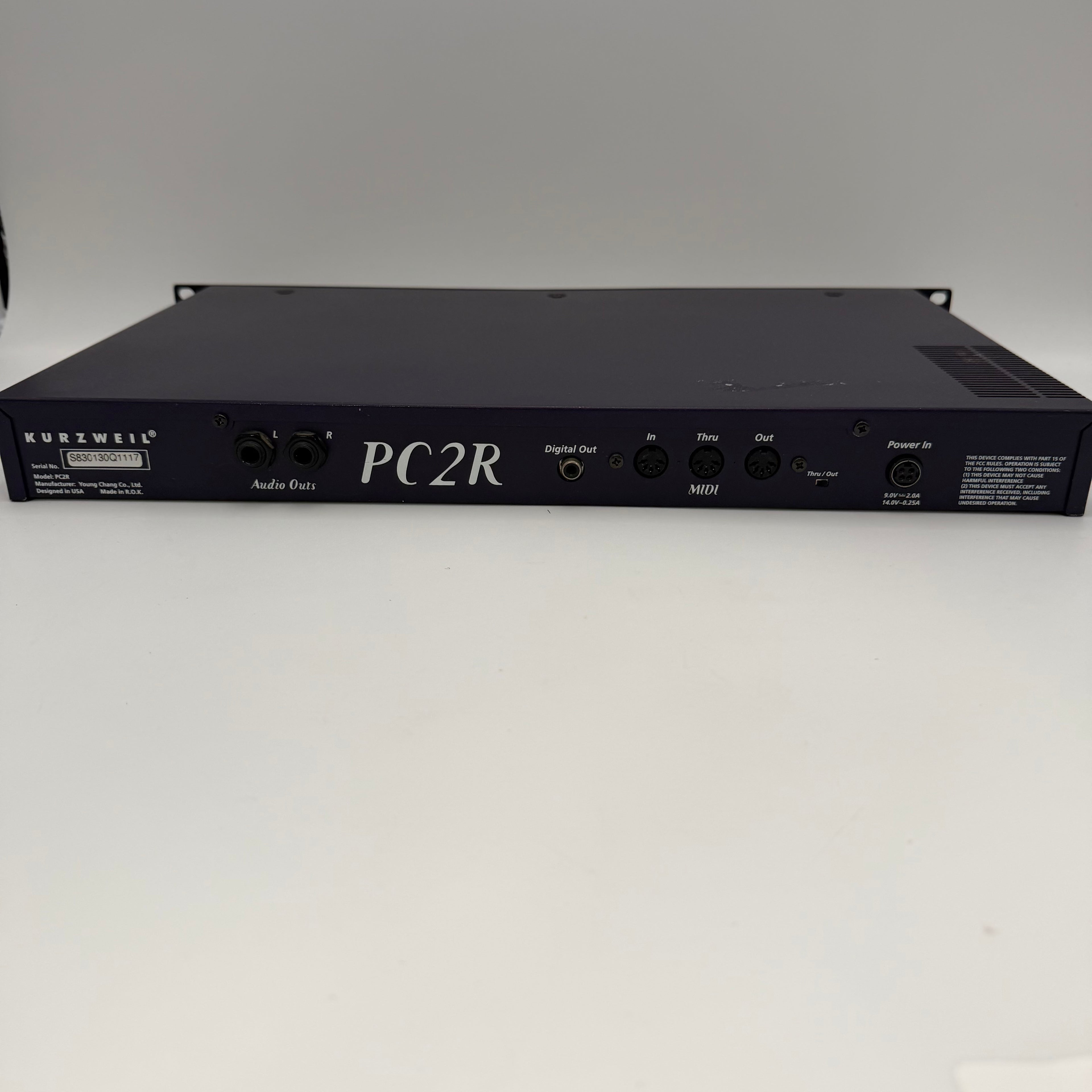 Kurzweil PC2R Digital Rack Sound Module V4.0