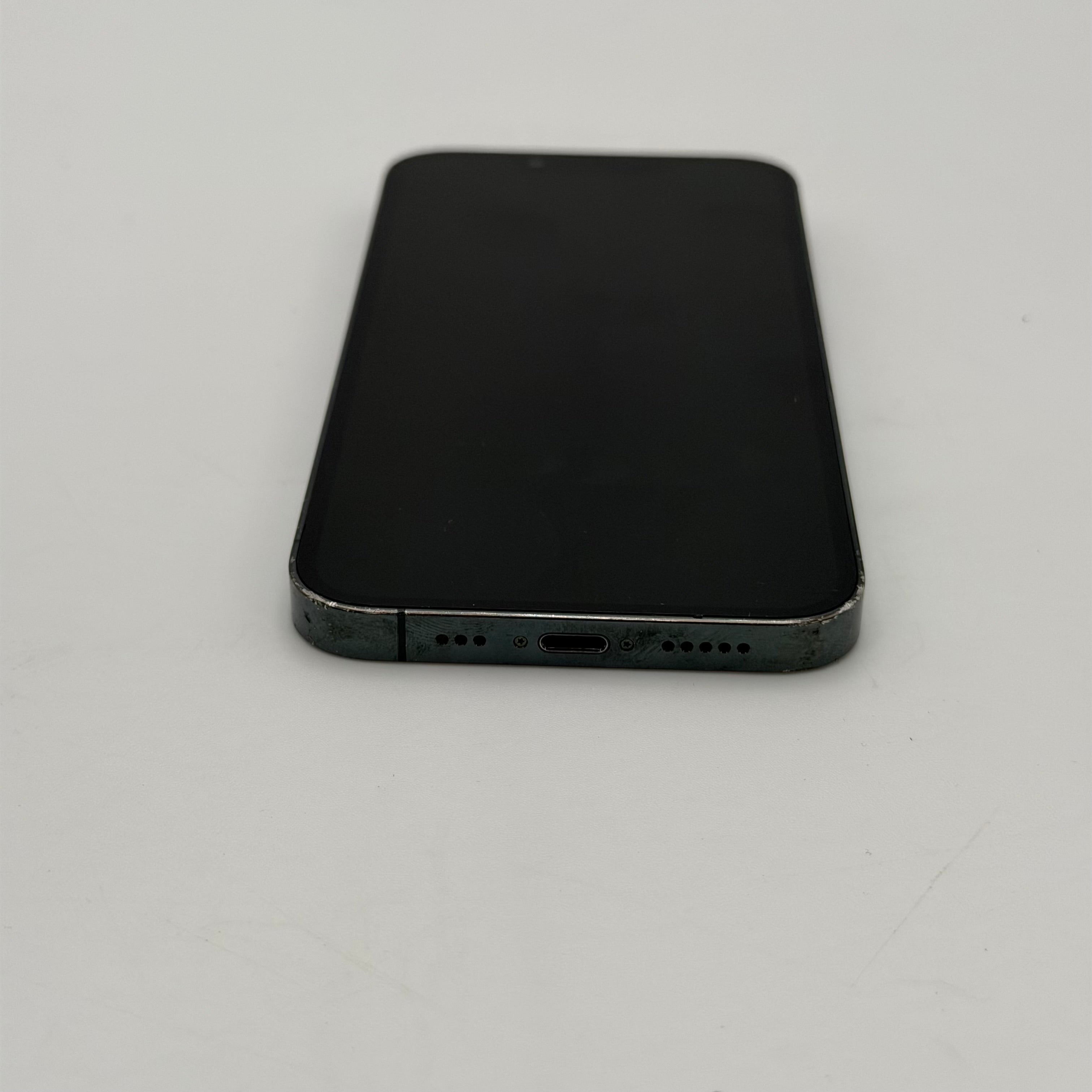 Broken Unlocked Apple iPhone 13 Pro - 128GB - Green - Cracked Rear Camera - Back