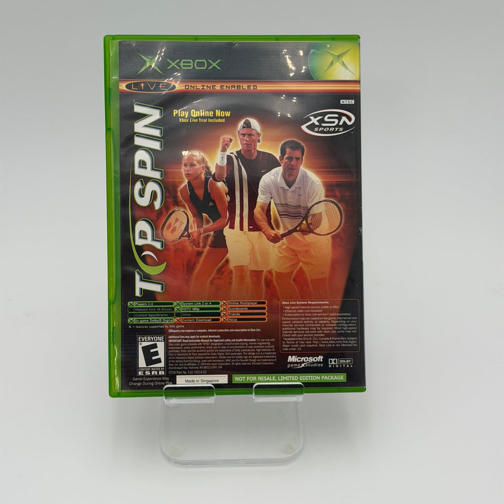 NCAA Football 2005 Top Spin Combo Microsoft Xbox CIB Excellent Free Shipping