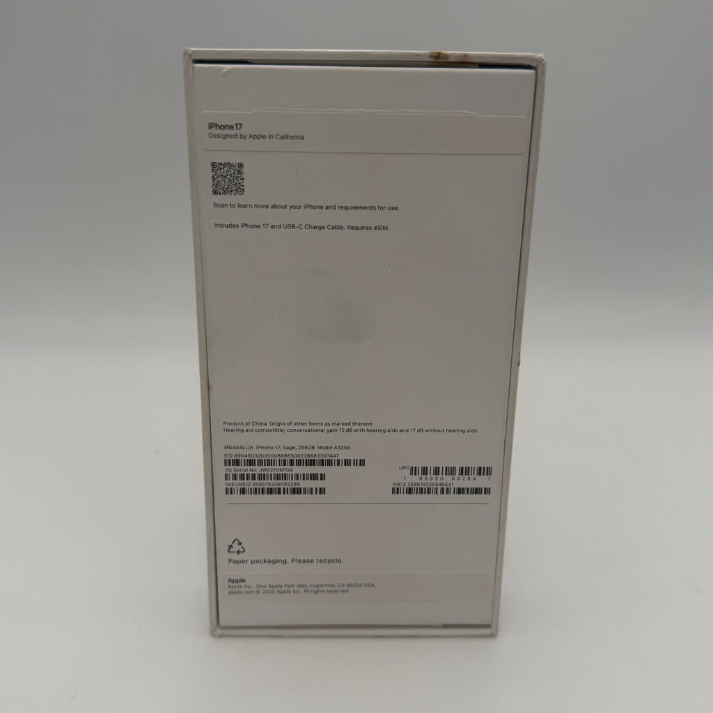 Apple iPhone 17 Green Used - A