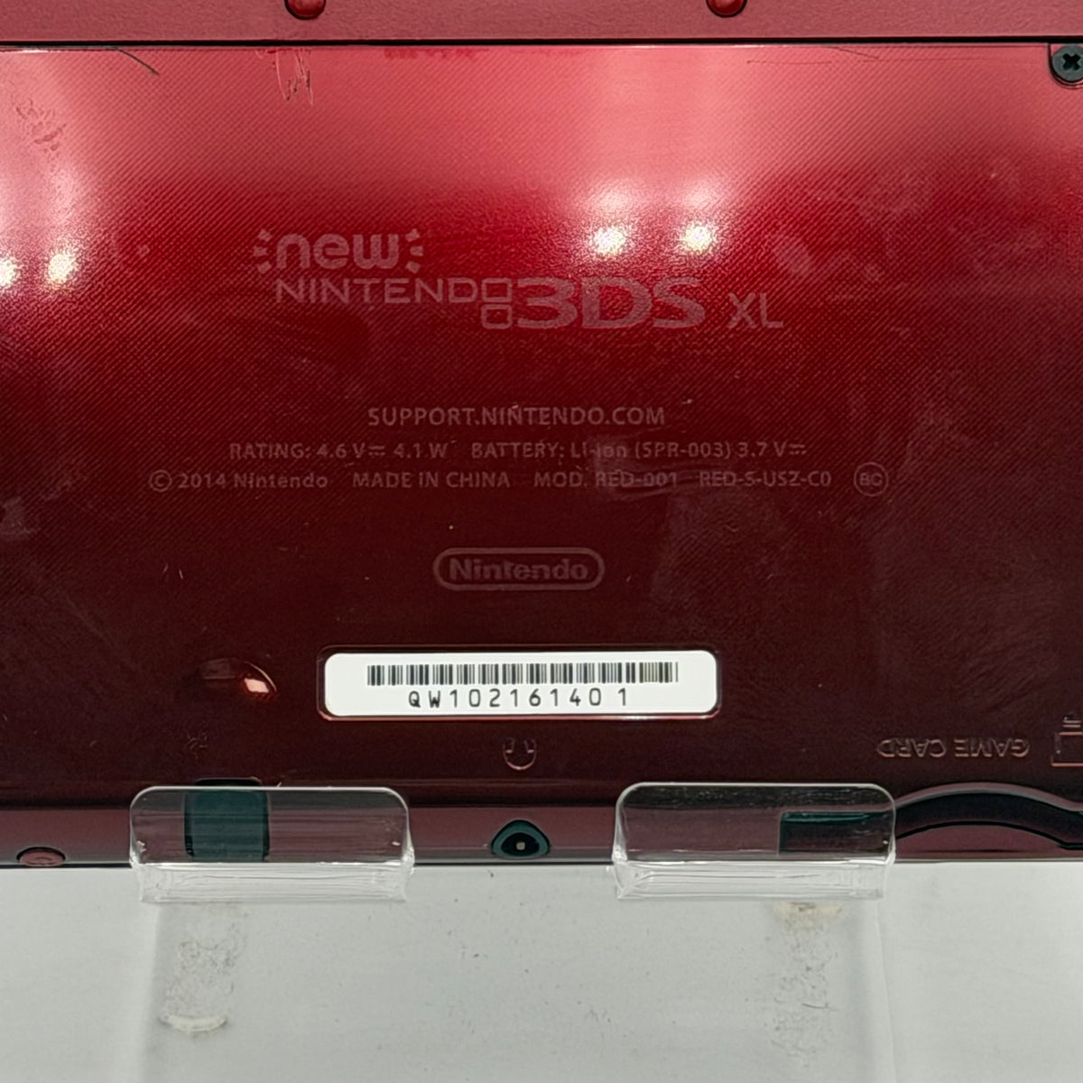 Nintendo 3DS XL (SPR-003) Red Used Fully Functional Power Cable