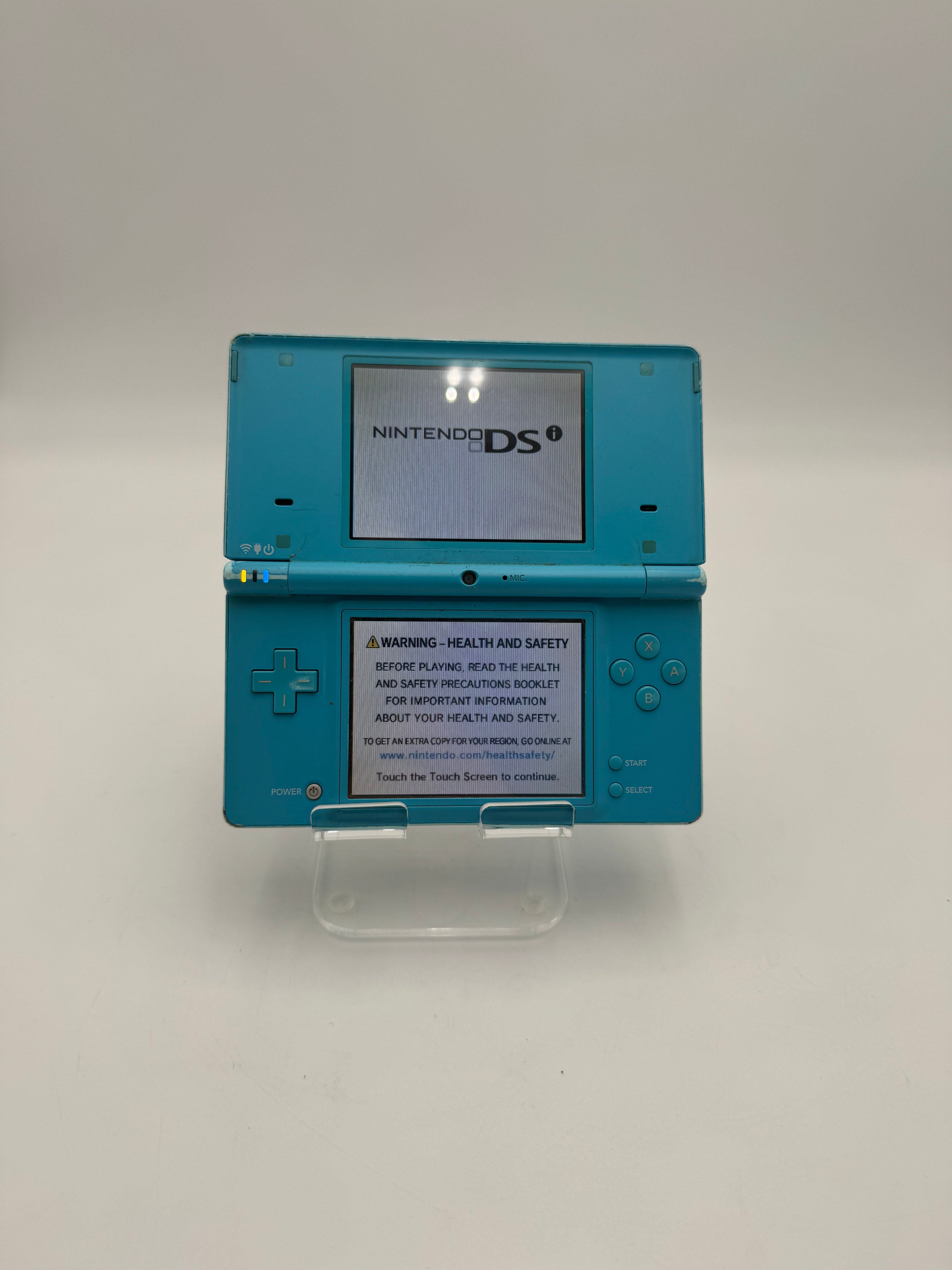 Nintendo DSi (TWL-001) 2008 Handheld Video Game System - Blue- Broken