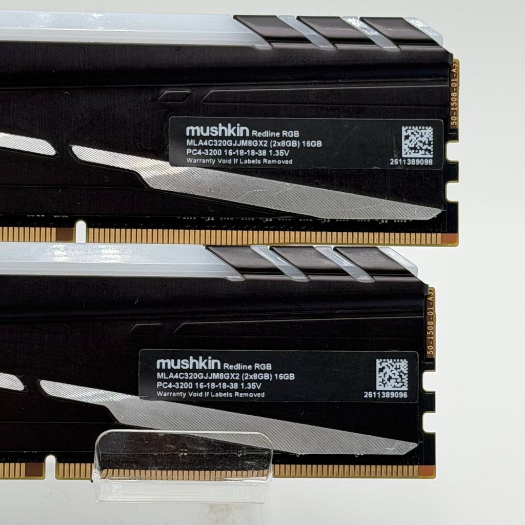 Mushkin Red Line 16GB (2x8GB) DDR4 3200MHz RAM Black MLA4C320GJJM8G