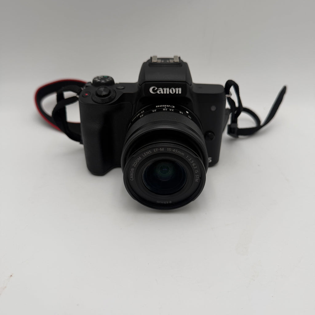 Canon EOS M50 Digital Camera Black Used - A