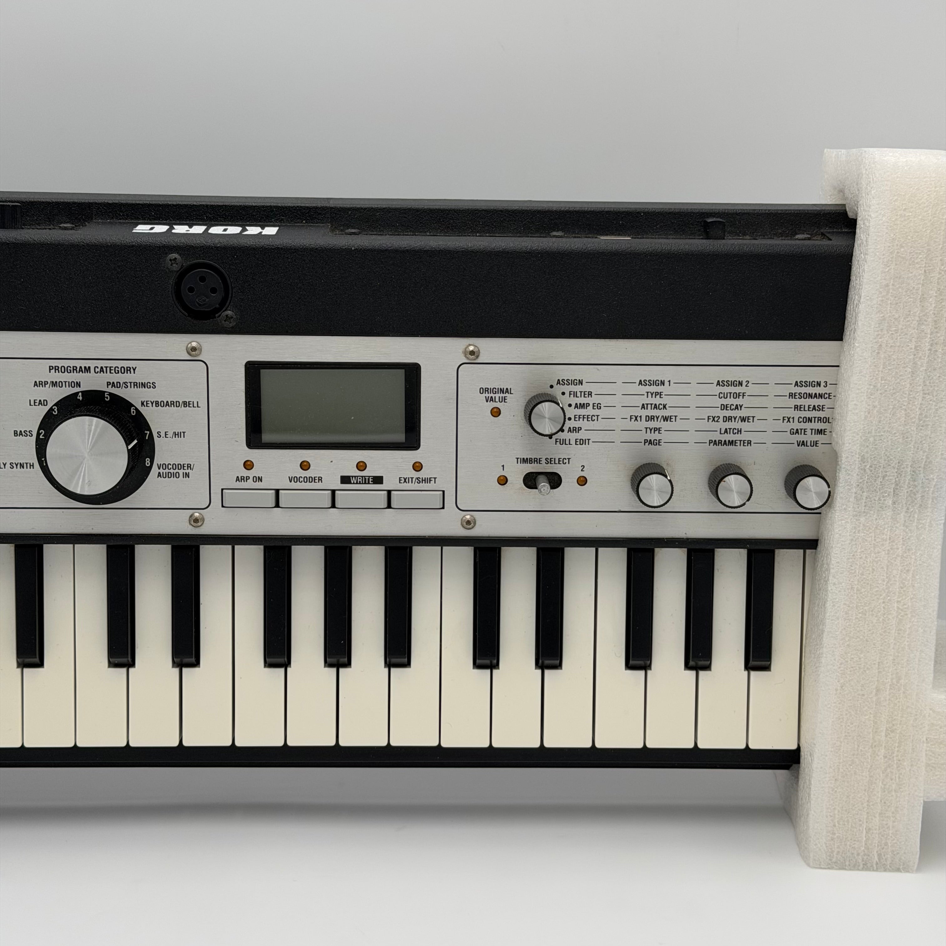Korg microKORG XL Synthesizer With Vocoder Mic + Power Supply -  Fully Tested