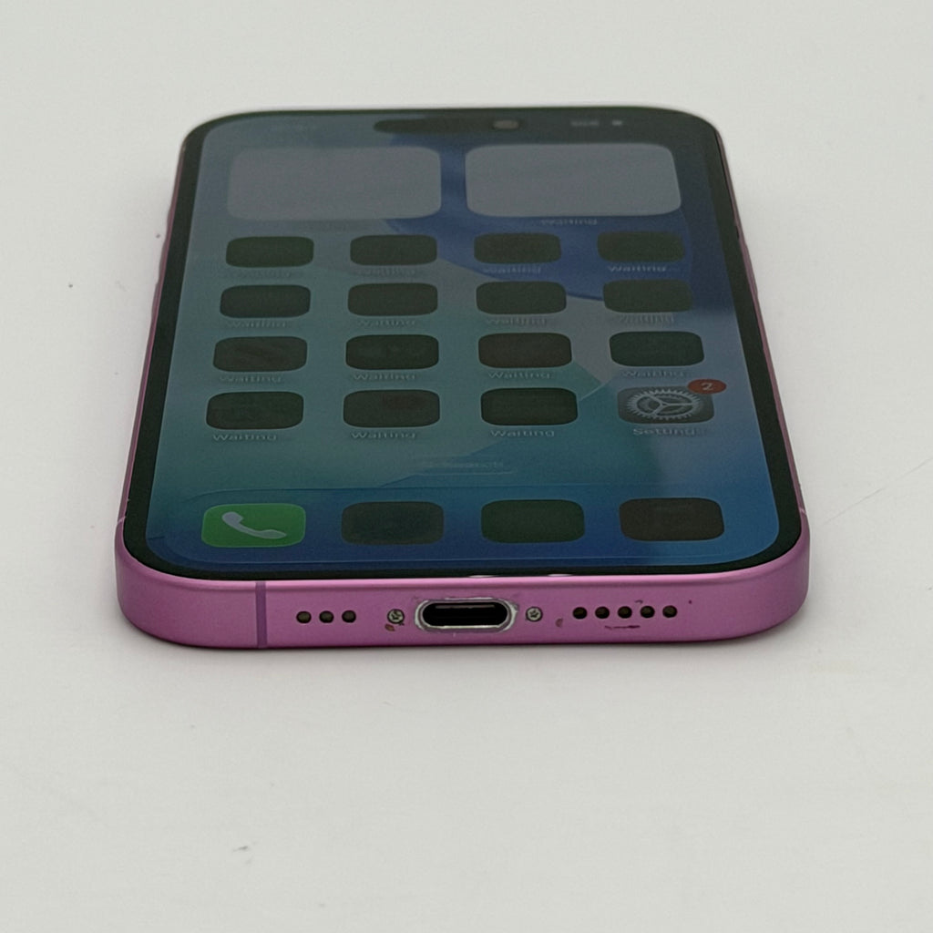 Unlocked Apple iPhone 16 A3081 256GB Pink 89% Battery Health