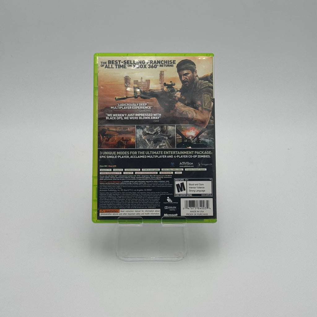 Xbox 360 Call of Duty: Black Ops Used Video Game