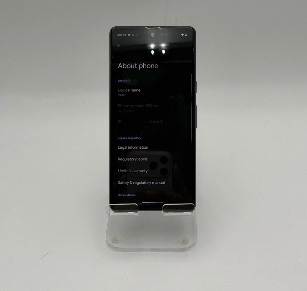 Google Pixel 7 Cell Phone Black Used - A