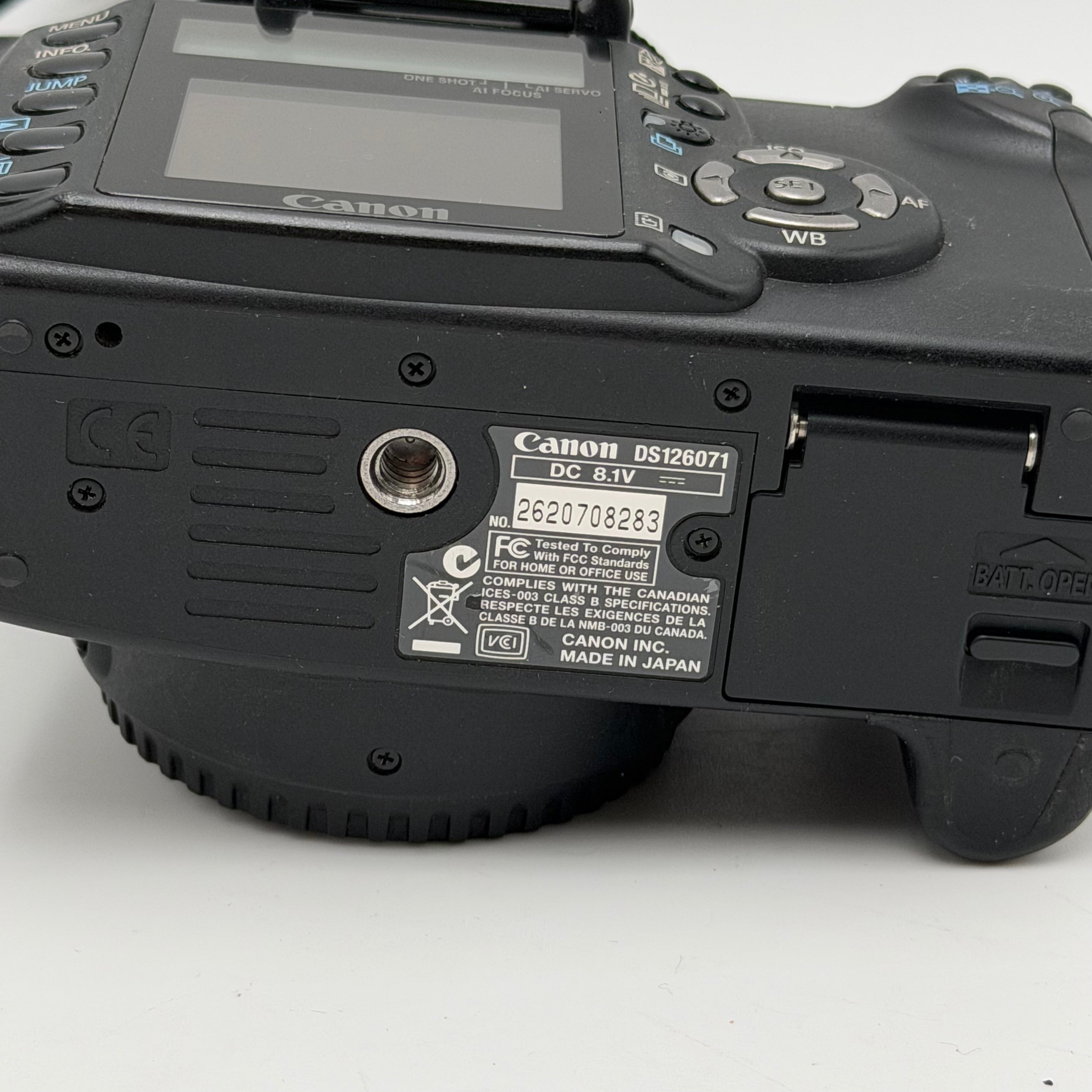 Canon EOS Rebel XT 350D Digital Camera Used - A Black