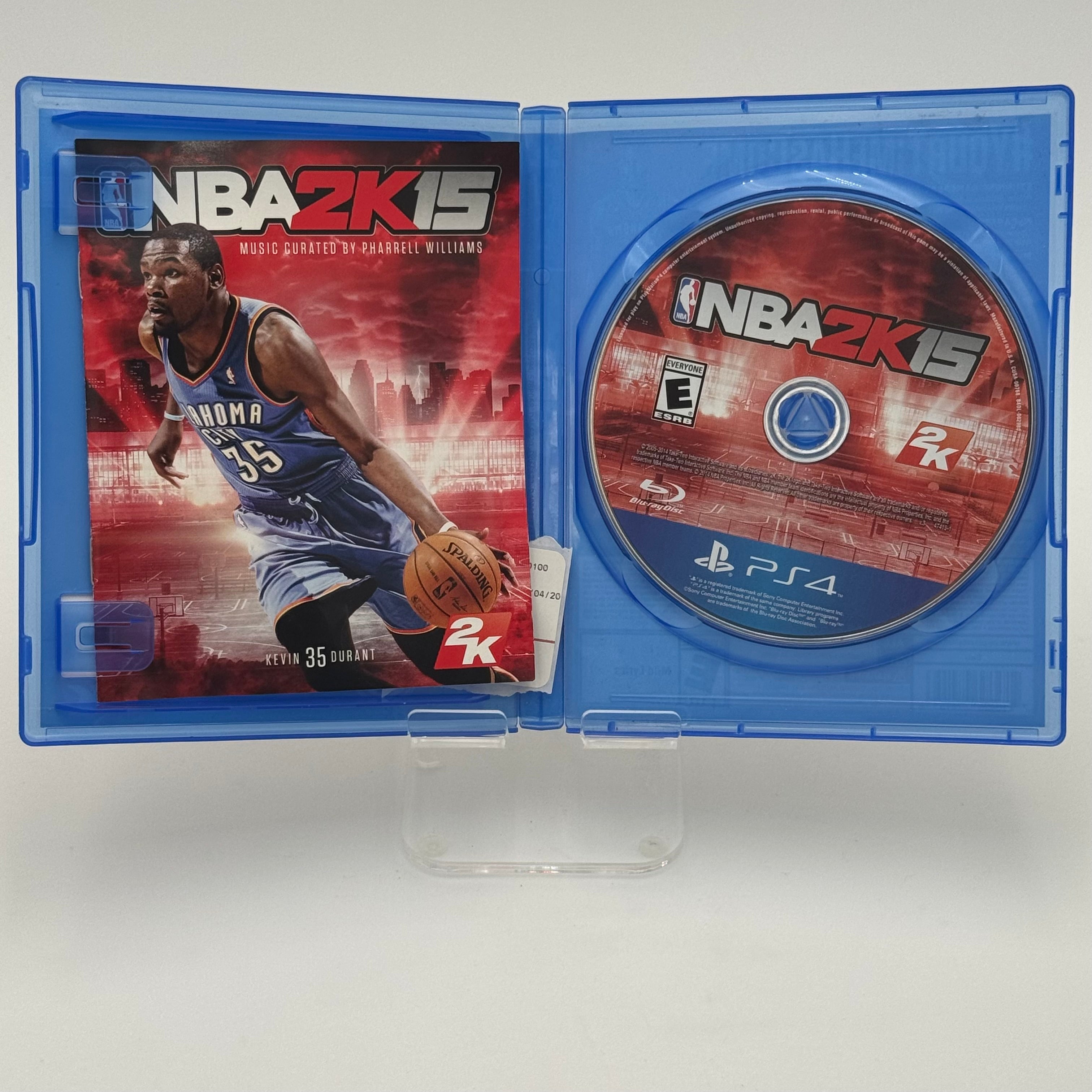 PlayStation 4 NBA 2K15 Video Game w/Case & Manual