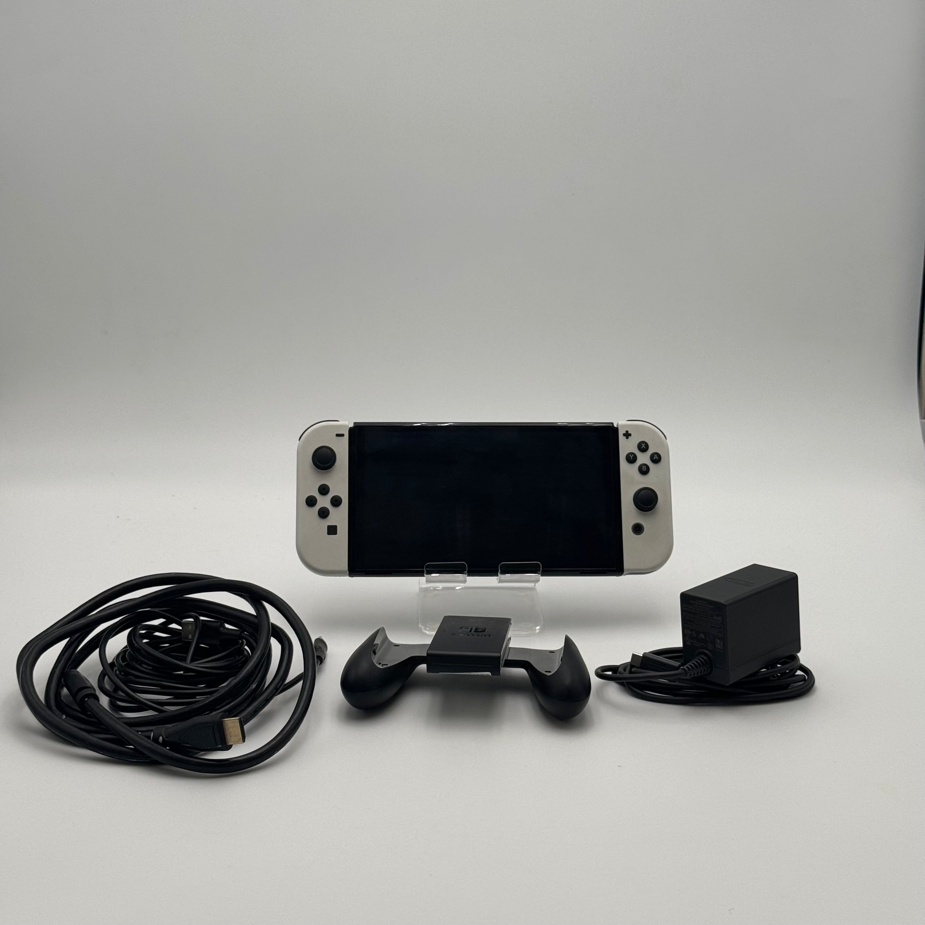 Nintendo Switch OLED (HEG-001) Handheld Console + Extras - Tested/Working