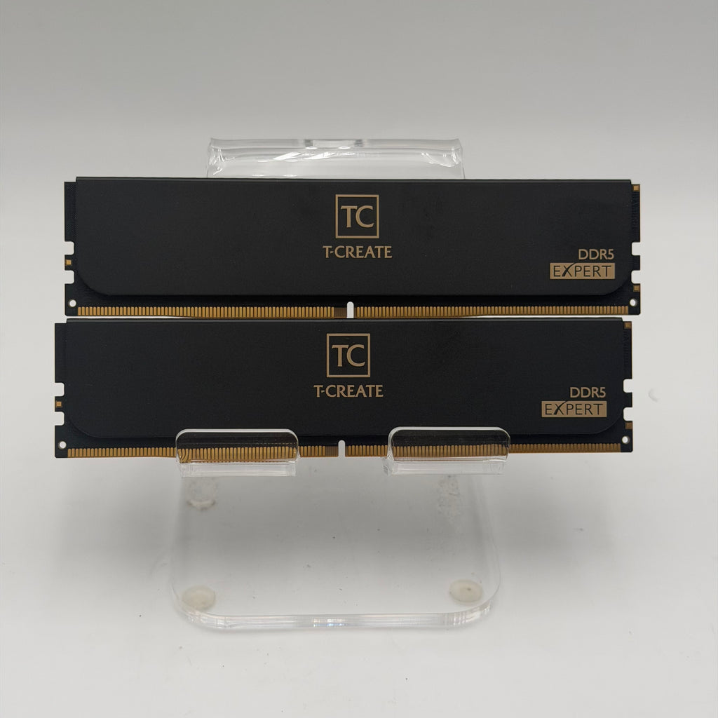t create Expert DDR5 6000MHz 16GBx2 Black RAM Used - A