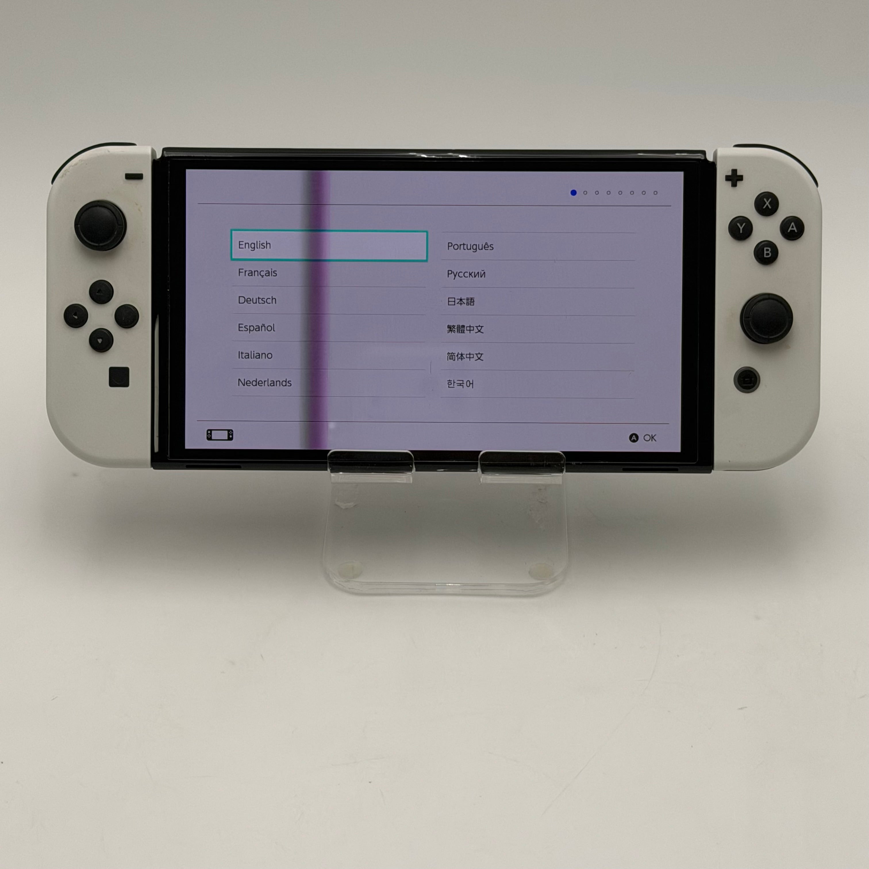 Nintendo Switch OLED Model White Joy-Cons plus Powera Nintendo Wireless controller