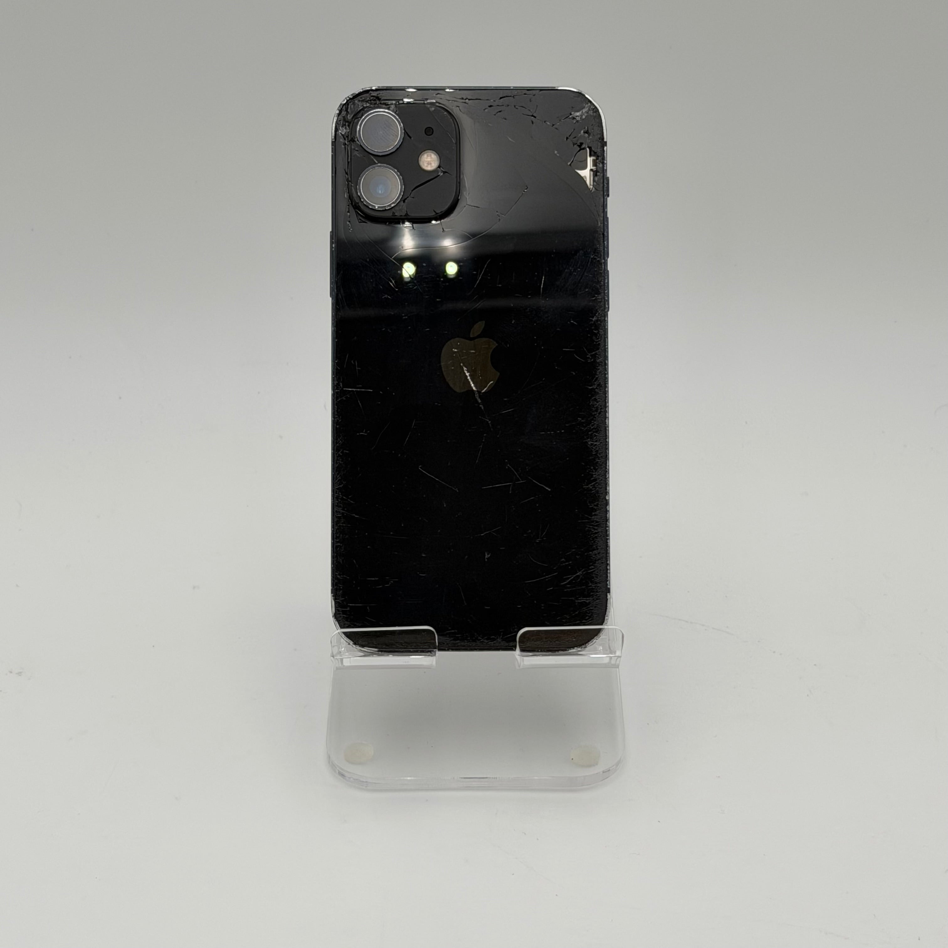 Broken Unlocked Apple iPhone 12 - 128GB - 79% BH - Cracked Back