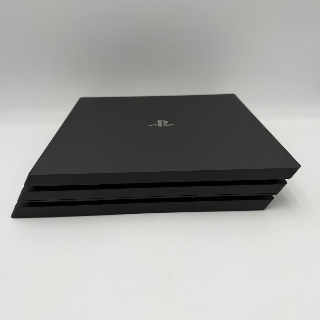 Sony PlayStation 4 Pro PS4 1TB Black Console CUH-7215B With 2 Controllers and Cables