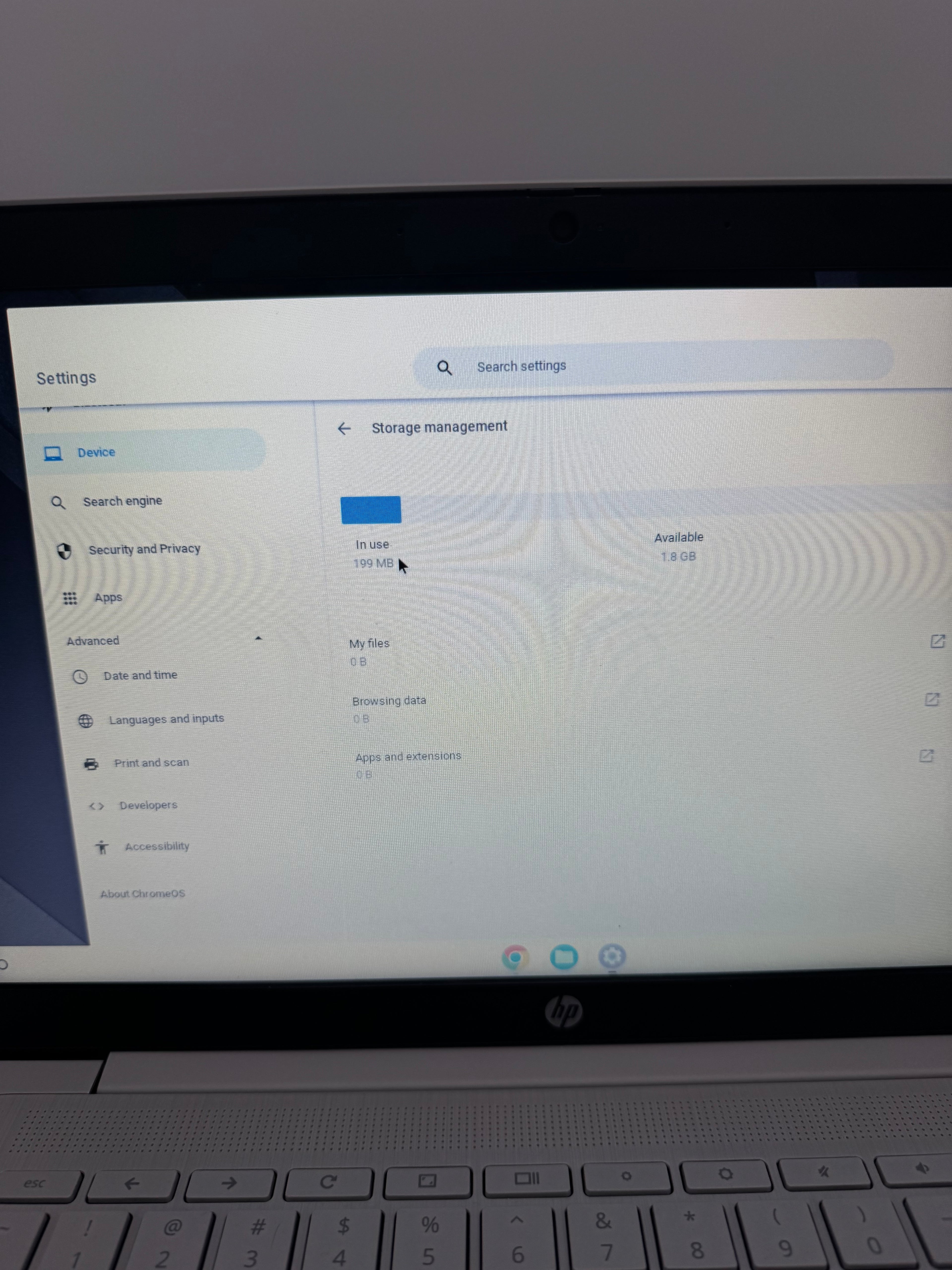 HP 14a-ne0013dx Chromebook 14" Intel Celeron N4120 4GB RAM 64GB Silver Laptop