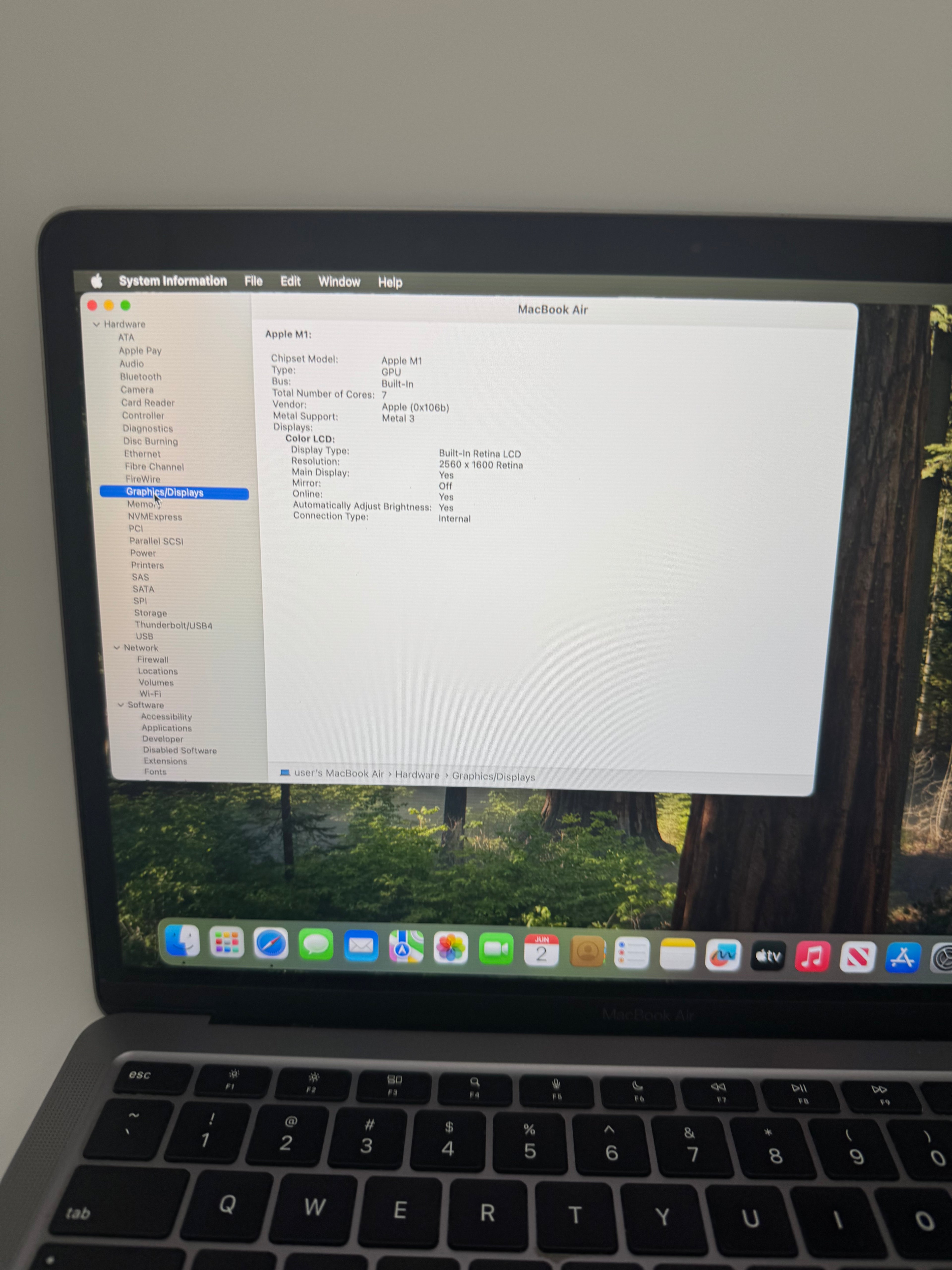 Apple MacBook Air 13-inch M1 A2337 2020 Laptop - Used C Silver READ