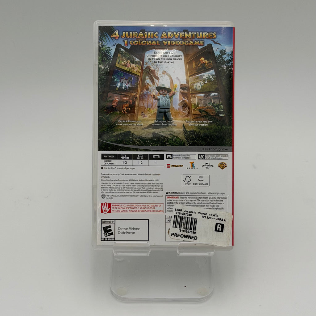 Nintendo Switch Lego Jurassic World Video Game