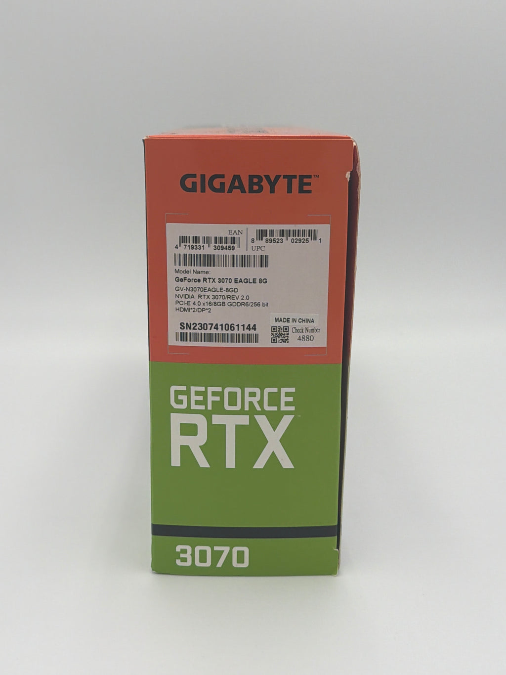 GIGABYTE Eagle GeForce RTX 3070 Graphics CARD 8gb