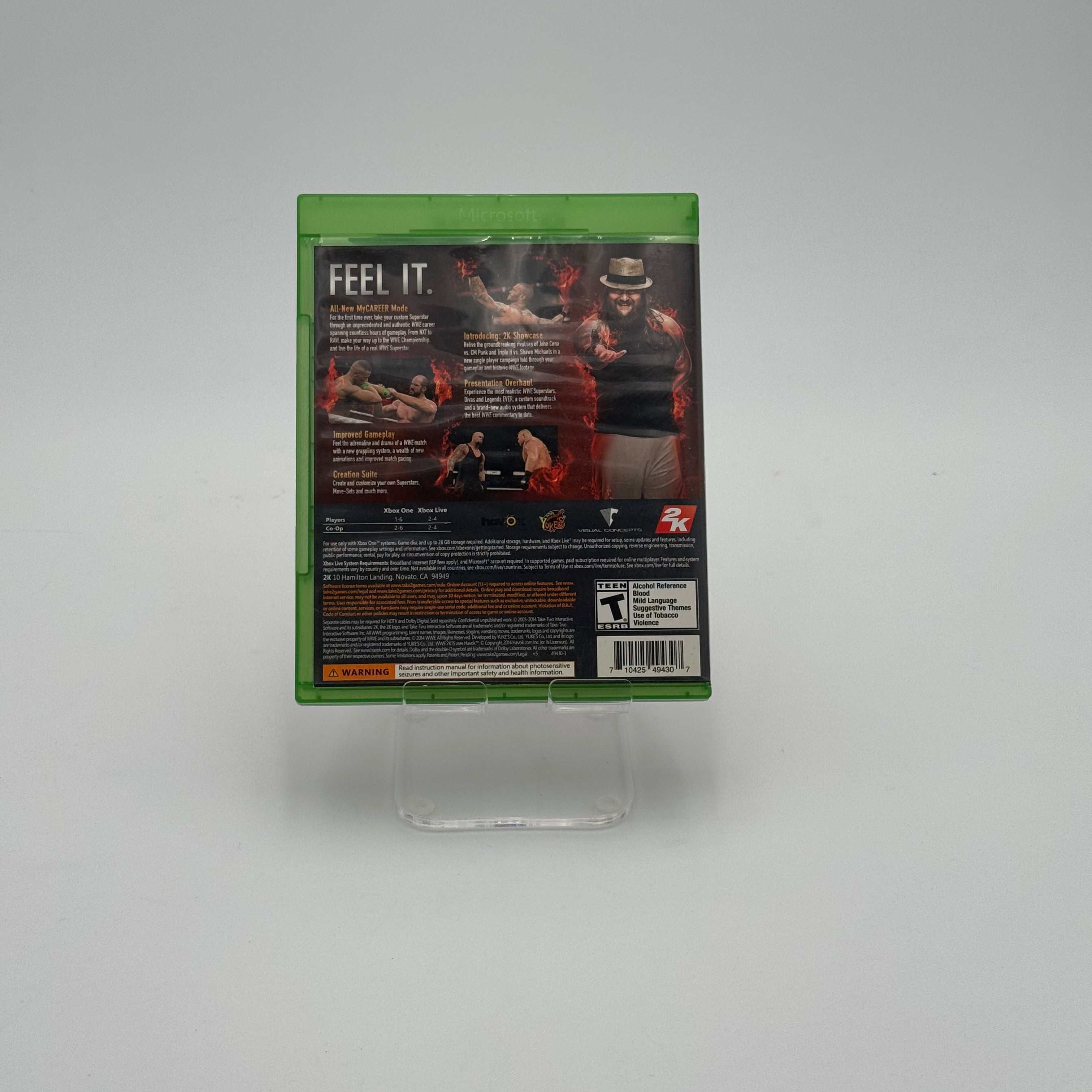 Xbox One WWE 2K15 Video Game