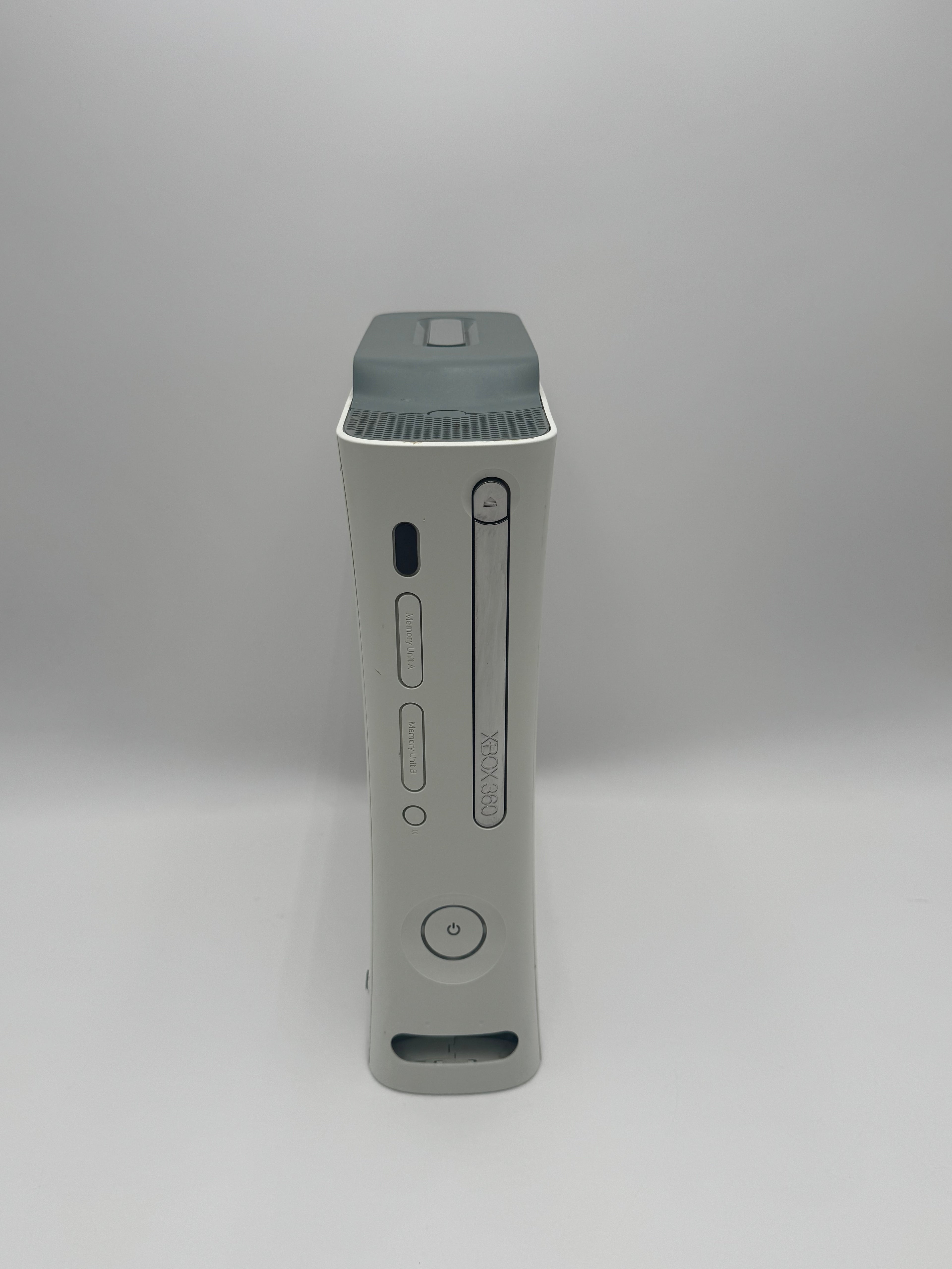 Untested Microsoft Xbox 360 (2005) White Video Game System - 128GB Console Only