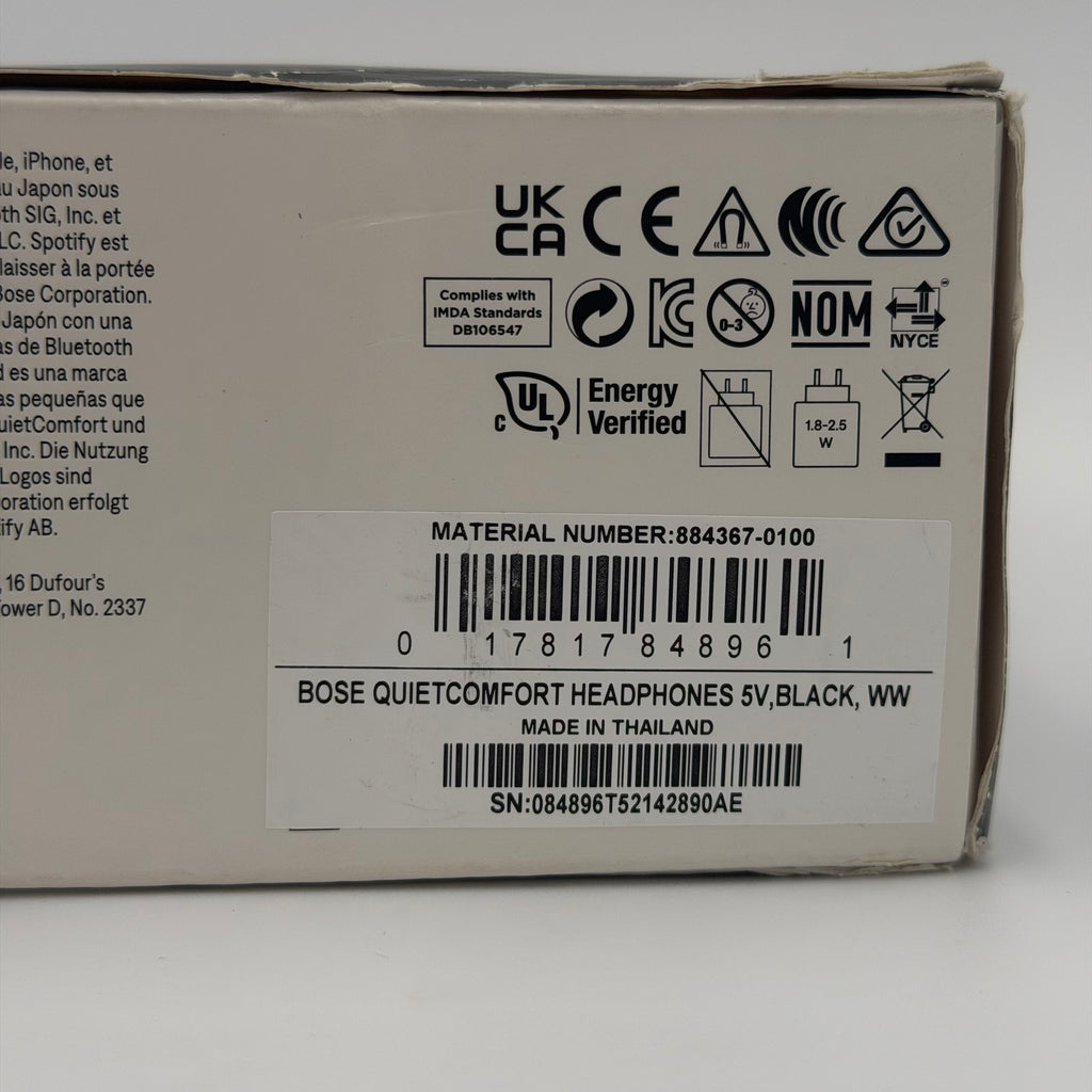 Bose QuietComfort Headphones - Black