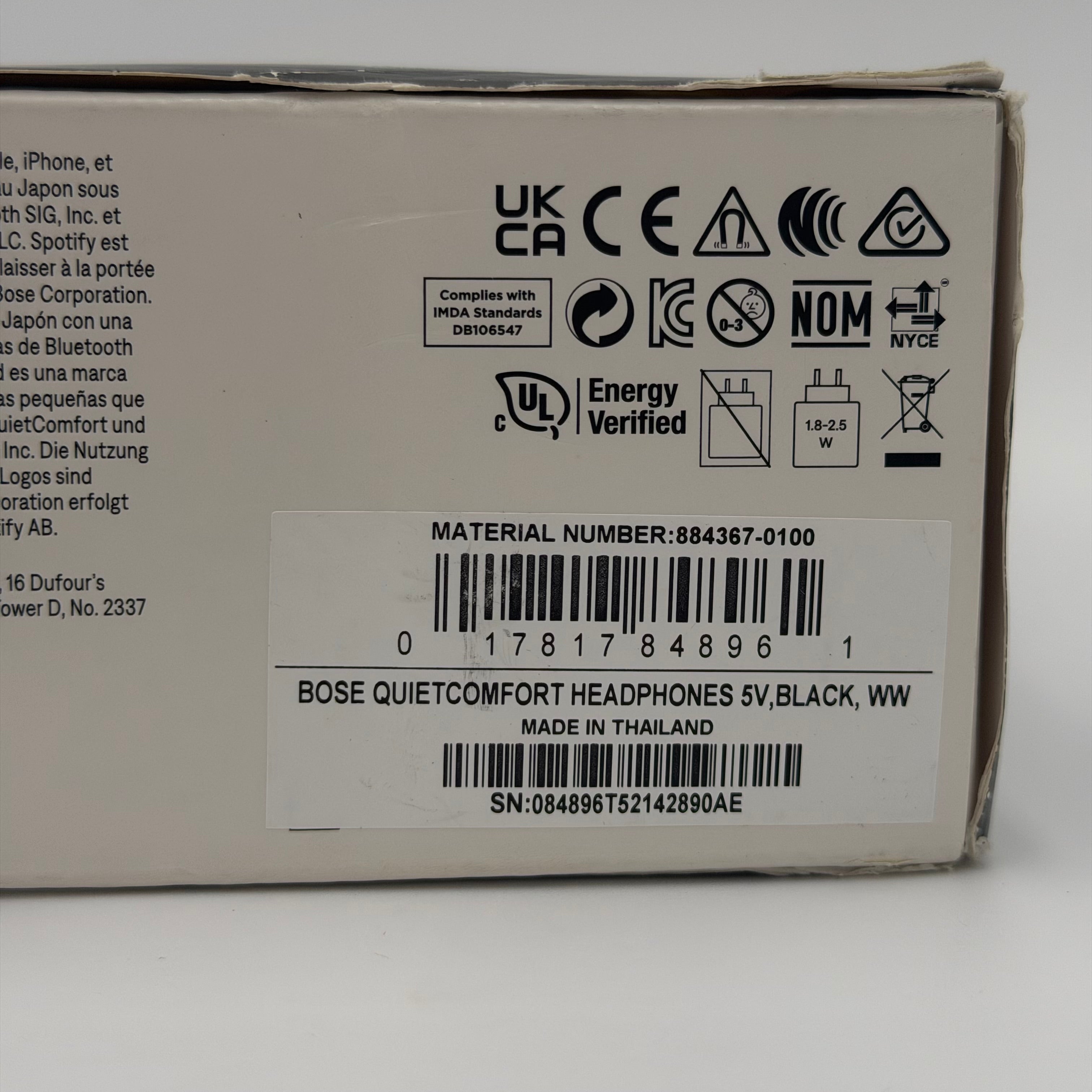 Bose QuietComfort Headphones - Black