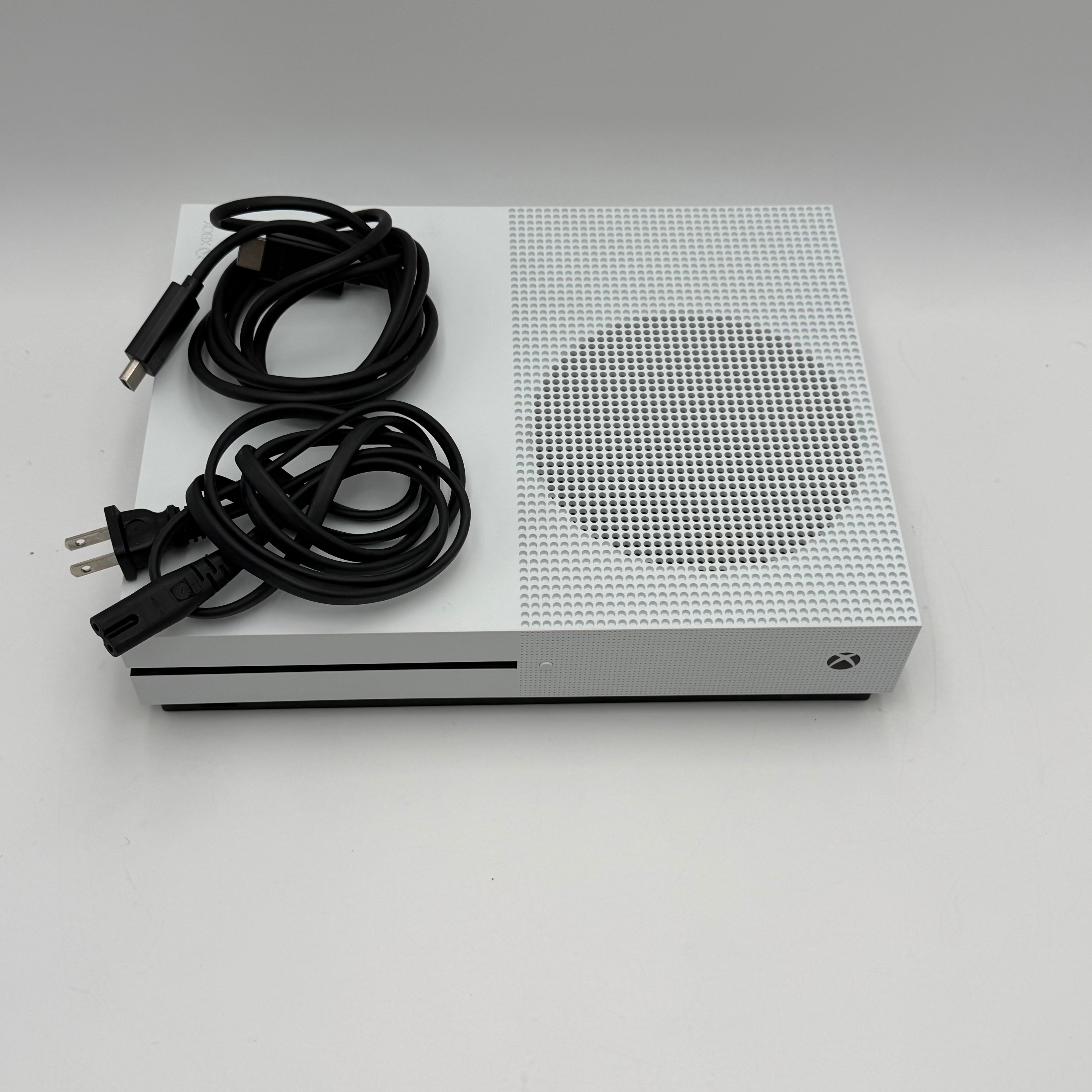 Microsoft Xbox One S 500GB Console -With Box, Cables - Excellent Condition