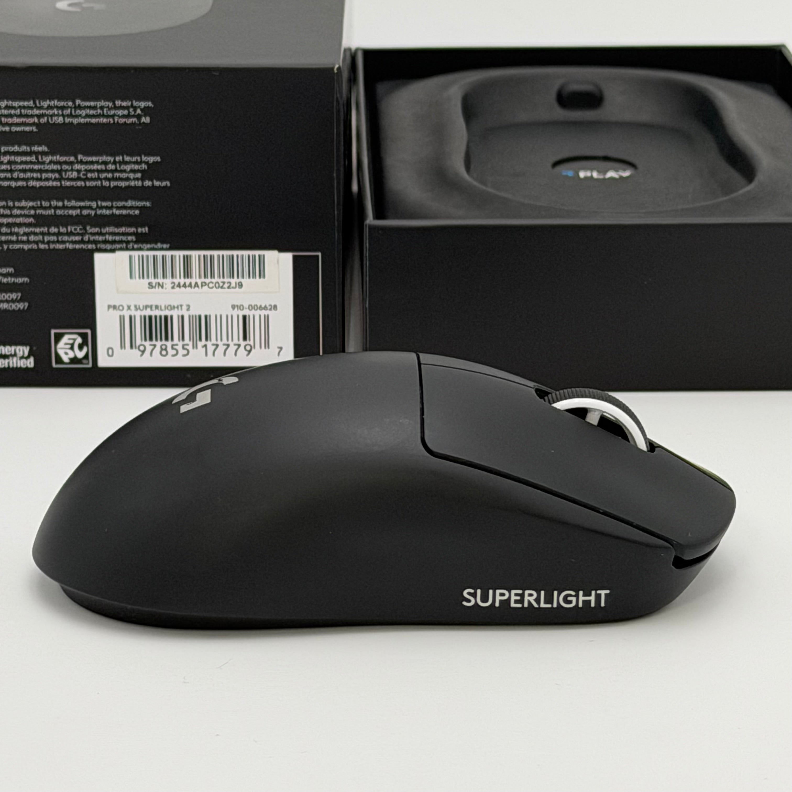 Logitech G PRO X Superlight 2 Wireless Gaming Mouse - Black No USB