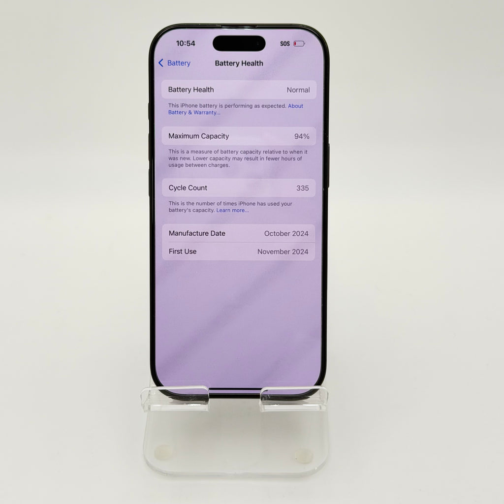 Unlocked Apple iPhone 16 Pro 128GB - 94% BH
